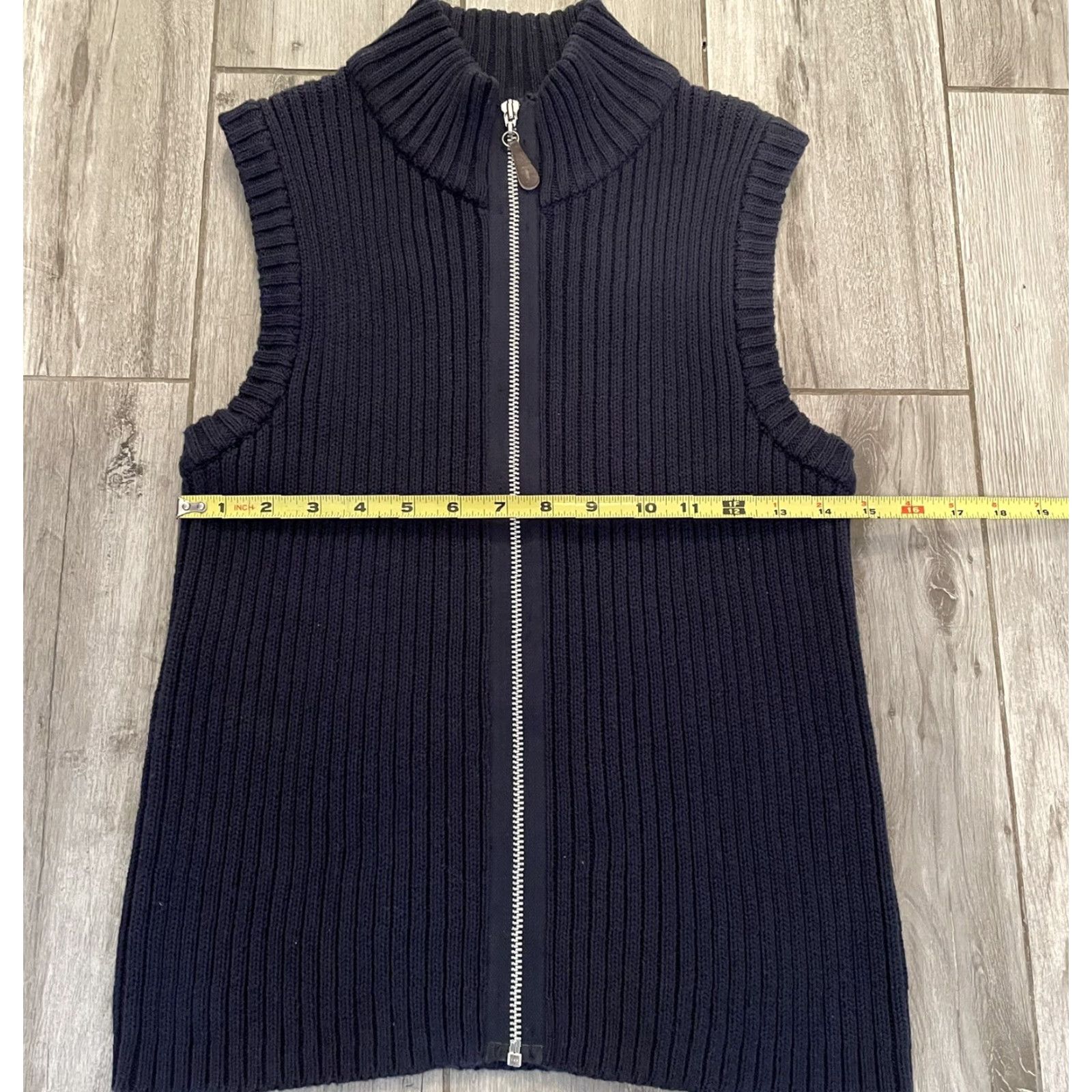 Gap VINTAGE GAP Vest Full Zip Up Cotton Blue Ribbed Corduroy Medium Ladies Unisex Adults M Knitted / Zip Vest 90s Cords Vintage Theme Size US M / EU 48-50 / 2 - 3 Thumbnail
