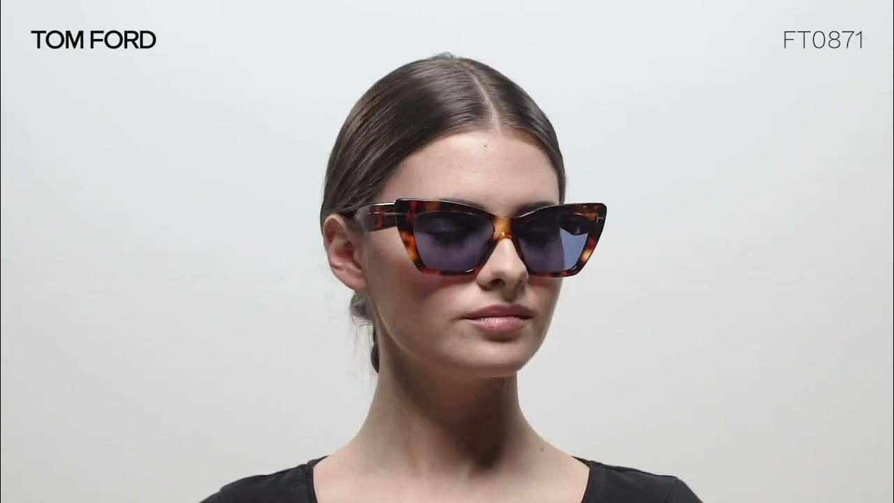 Tom Ford NEW TOM FORD WYATT TF871 55V WOMEN SUNGLASSES FT0871/S Size ONE SIZE - 2 Thumbnail
