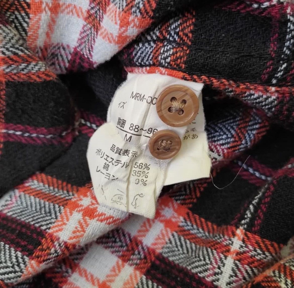 Japanese Brand × Kansai Yamamoto Kansai Yamamoto Plaid Longsleeve Shirt Size US M / EU 48-50 / 2 - 7 Thumbnail