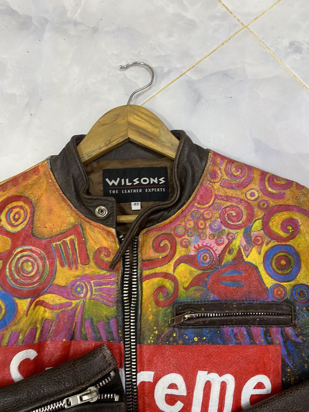 Wilsons Leather Wilsons Leather Jacket Custom Paint Size US S / EU 44-46 / 1 - 4 Thumbnail