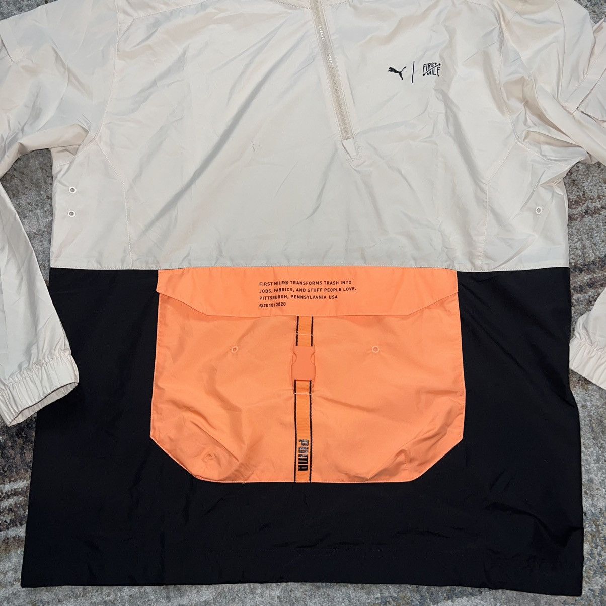 Puma NEW PUMA x FIRST MILE Windcell Utility Jacket Tapioca Size US XL / EU 56 / 4 - 3 Thumbnail