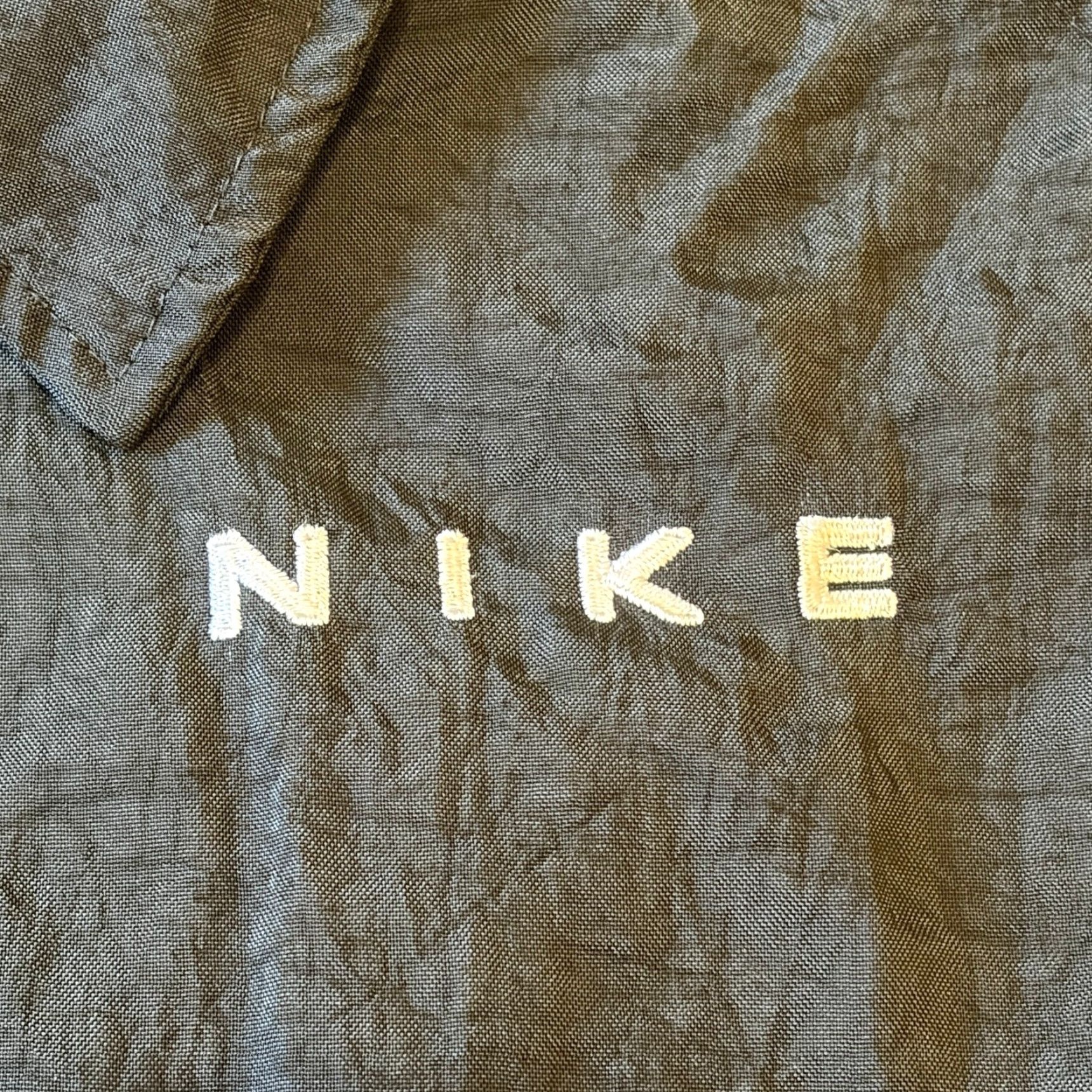 Nike VINTAGE Nike Windbreaker Jacket Mens M Black White Big Swoosh Logo 90s Retro Sports Casual Travel Bestseller Size US M / EU 48-50 / 2 - 6 Thumbnail