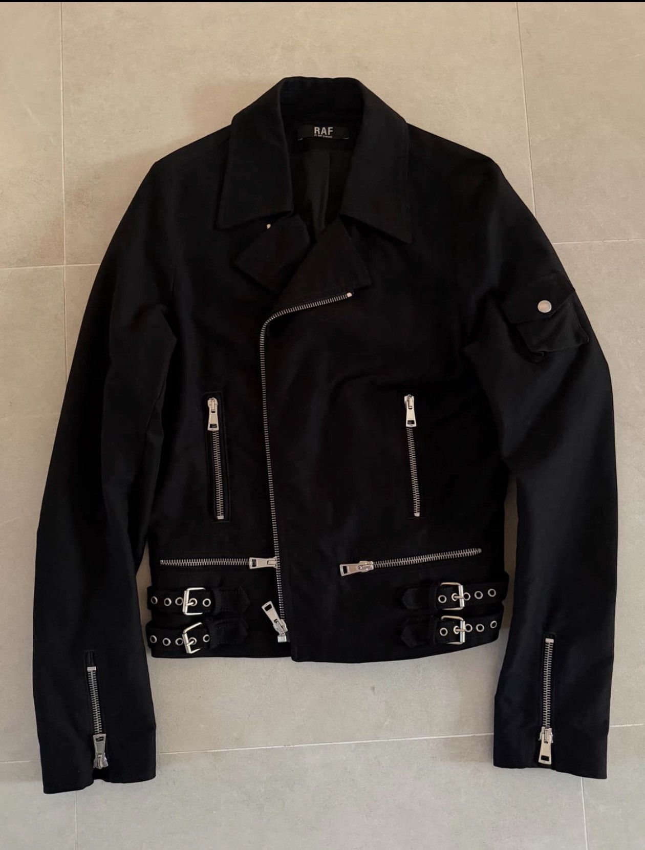 Raf Simons Raf Simons SS06 Waxed cotton Moto Jacket 2006 | Grailed
