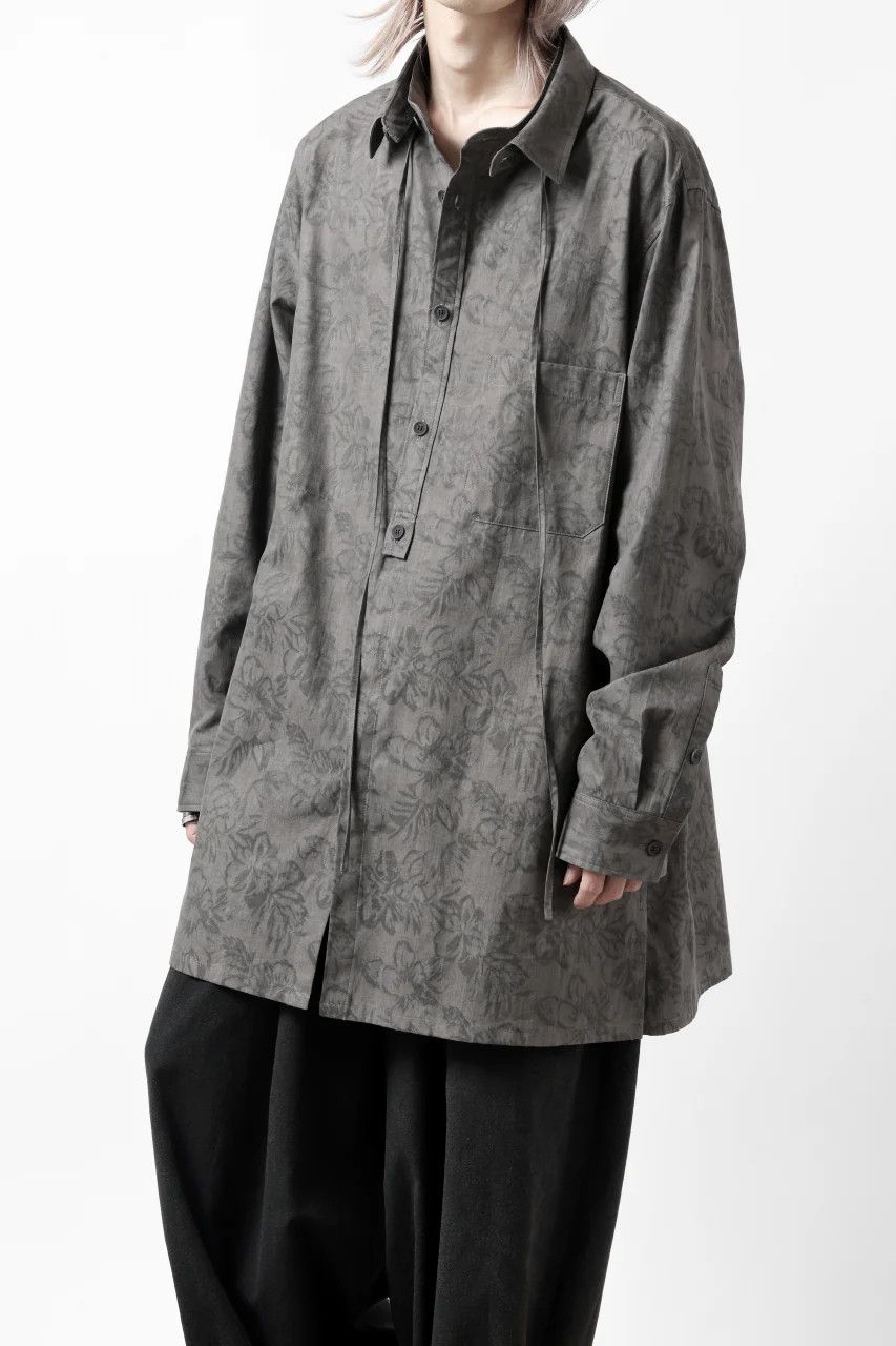 Y's for Men Yohji Yamamoto Y's for men - FLORAL JACQUARD SHIRT Size US L / EU 52-54 / 3 - 8 Thumbnail