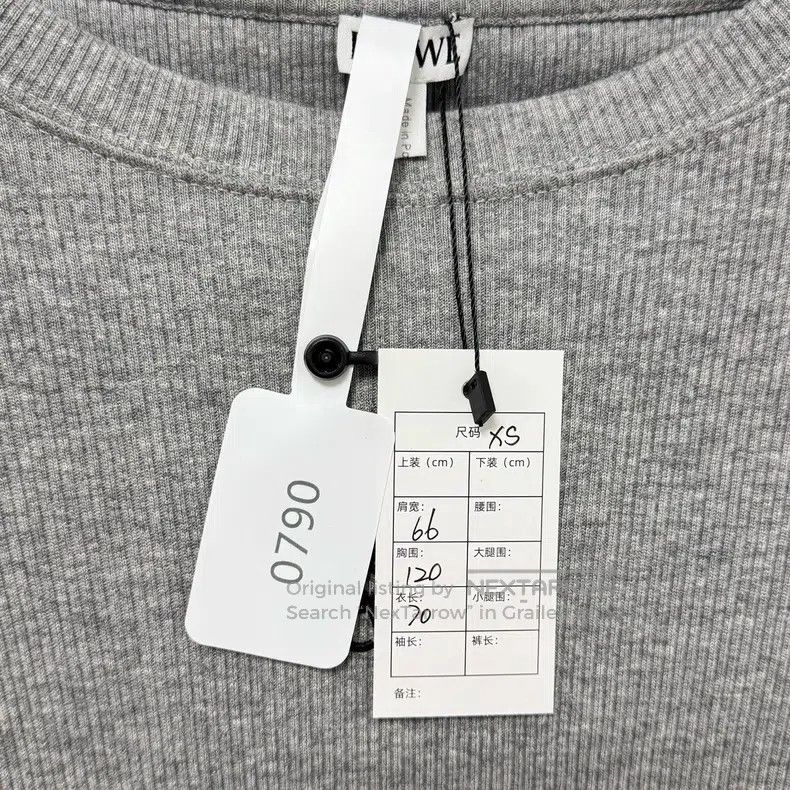 Loewe Loewe Grey Embroidered Logo Long Sleeve Size XS / US 0-2 / IT 36-38 - 3 Thumbnail