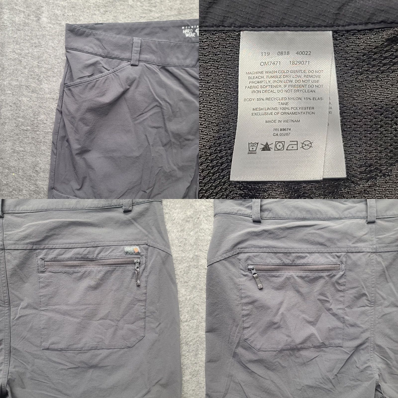 Mountain Hardwear VINTAGE Mountain Hardwear Shorts Womens 10 Logan Canyon Regular Fit Cargo Hiking MTB Size 32" / US 10 / IT 46 - 8 Thumbnail
