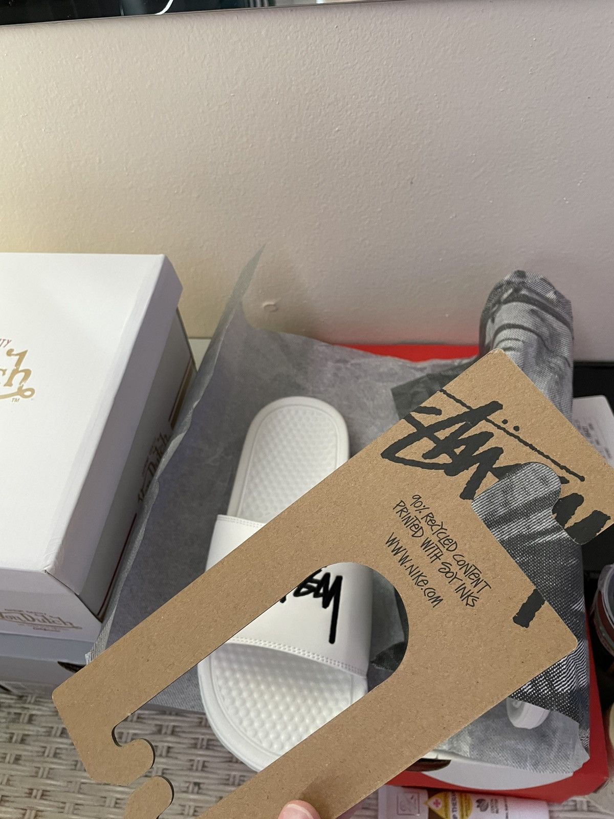 Nike Nike Stussy slides Size US 7 / EU 40 - 4 Thumbnail