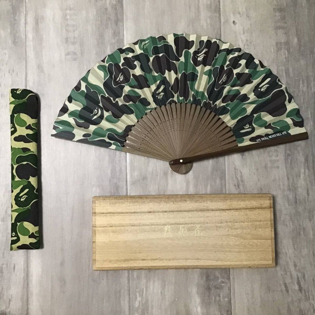 Bape 🇯🇵Kyoto limited🇯🇵 BAPE folding fan ABC camo a bathing ape NIGO Size ONE SIZE - 1 Thumbnail