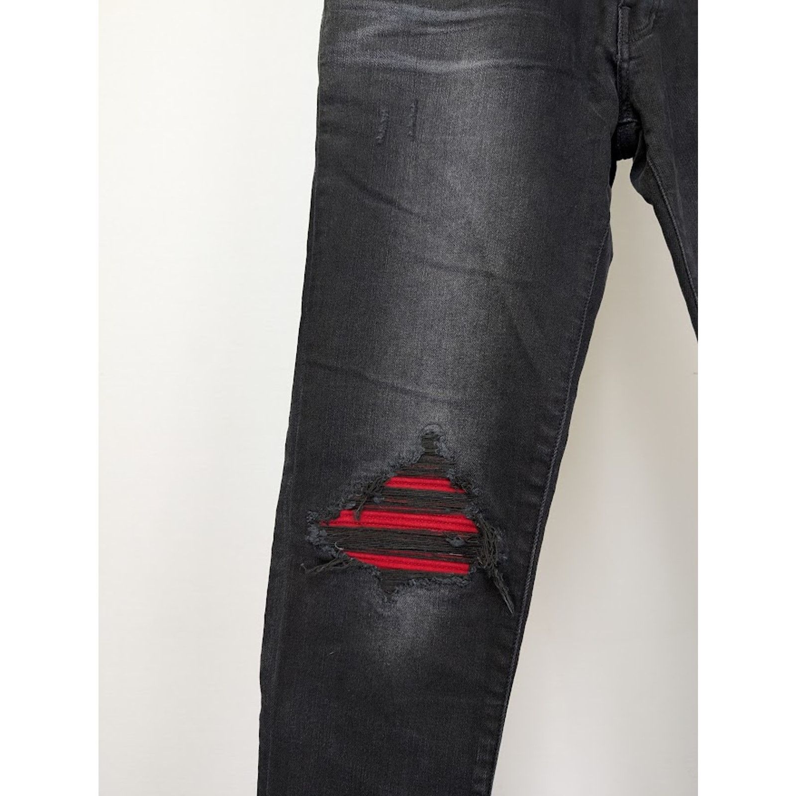 Amiri o1rshd1 MX1 Suede Jean in Vintage Black Size US 38 / EU 54 - 6 Thumbnail