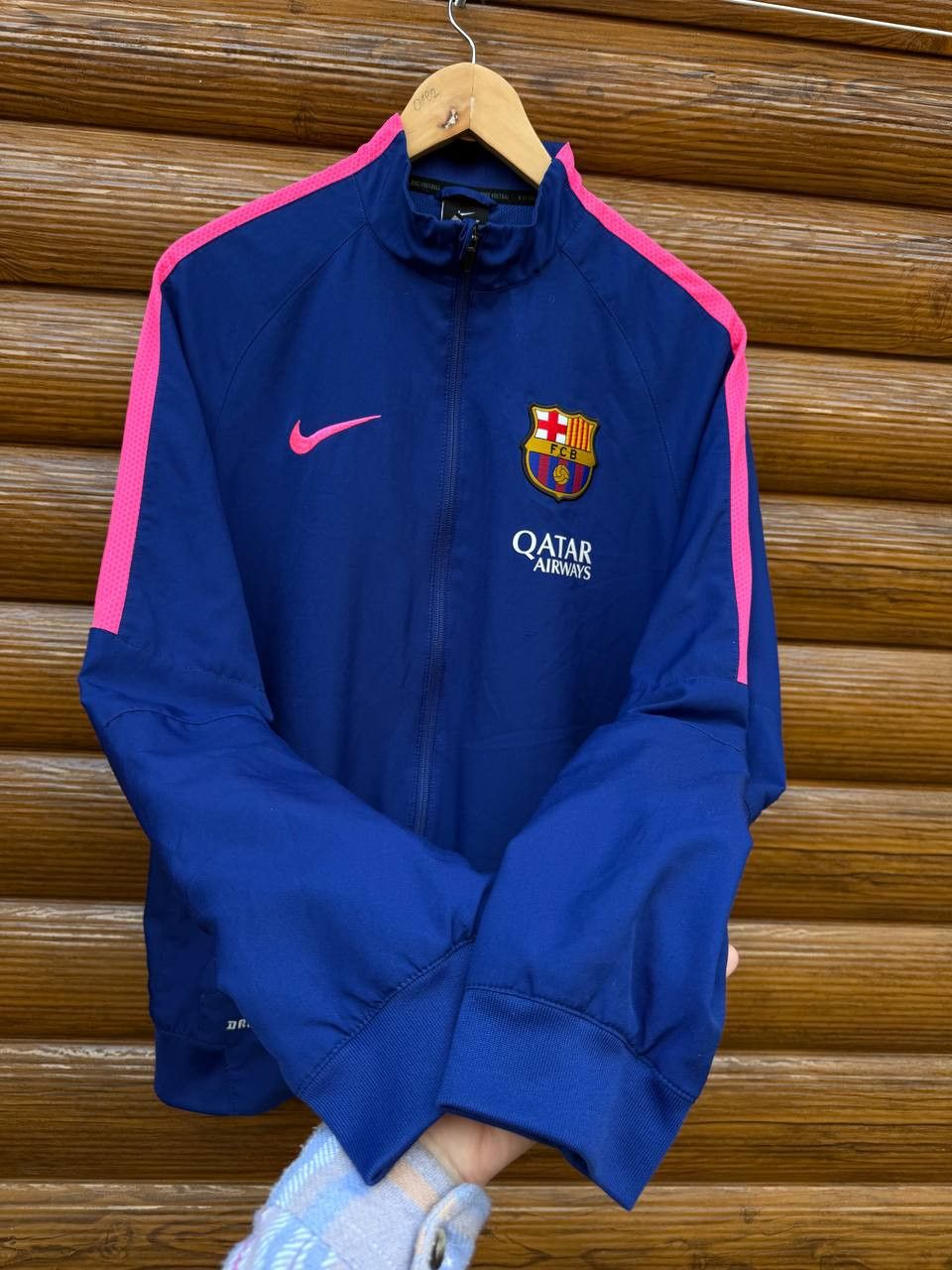 Nike BARCELONA FOOTBALL JACKET NIKE TRACK TOP JERSEY SIZE M Size US M / EU 48-50 / 2 - 4 Thumbnail