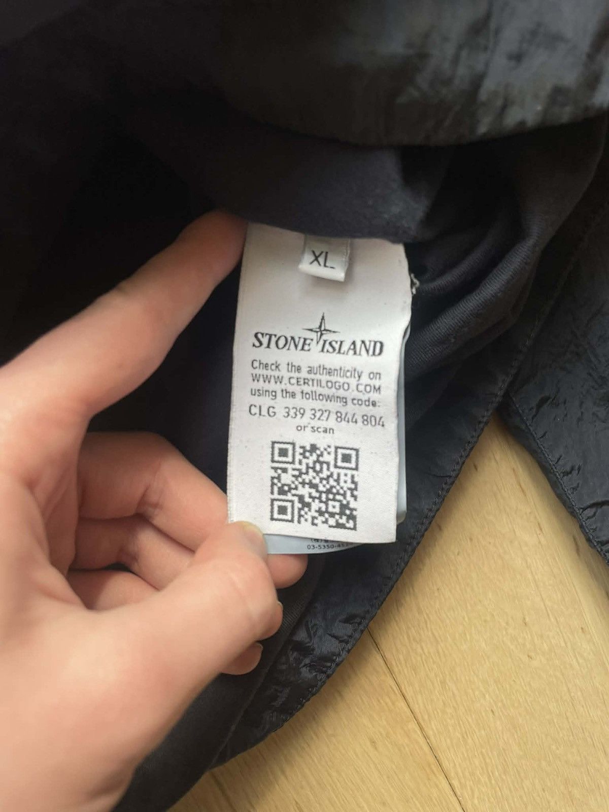 Stone Island Stone island jacket / overshirt nylon with patch LAST DROP Size US L / EU 52-54 / 3 - 8 Thumbnail