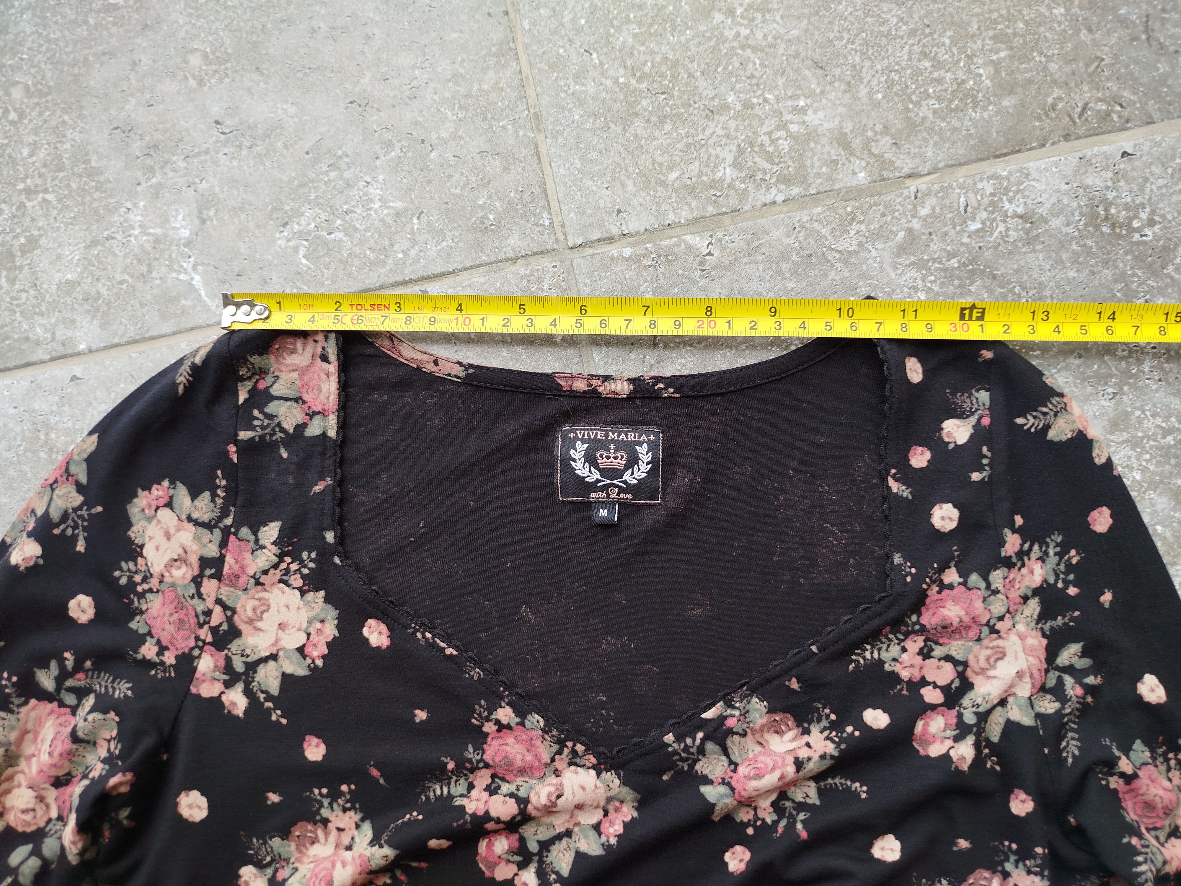 Hysteric Glamour VIVE MARIA Dress Midi Floral Coquette Lace Viscose Size M Size M / US 6-8 / IT 42-44 - 13 Thumbnail