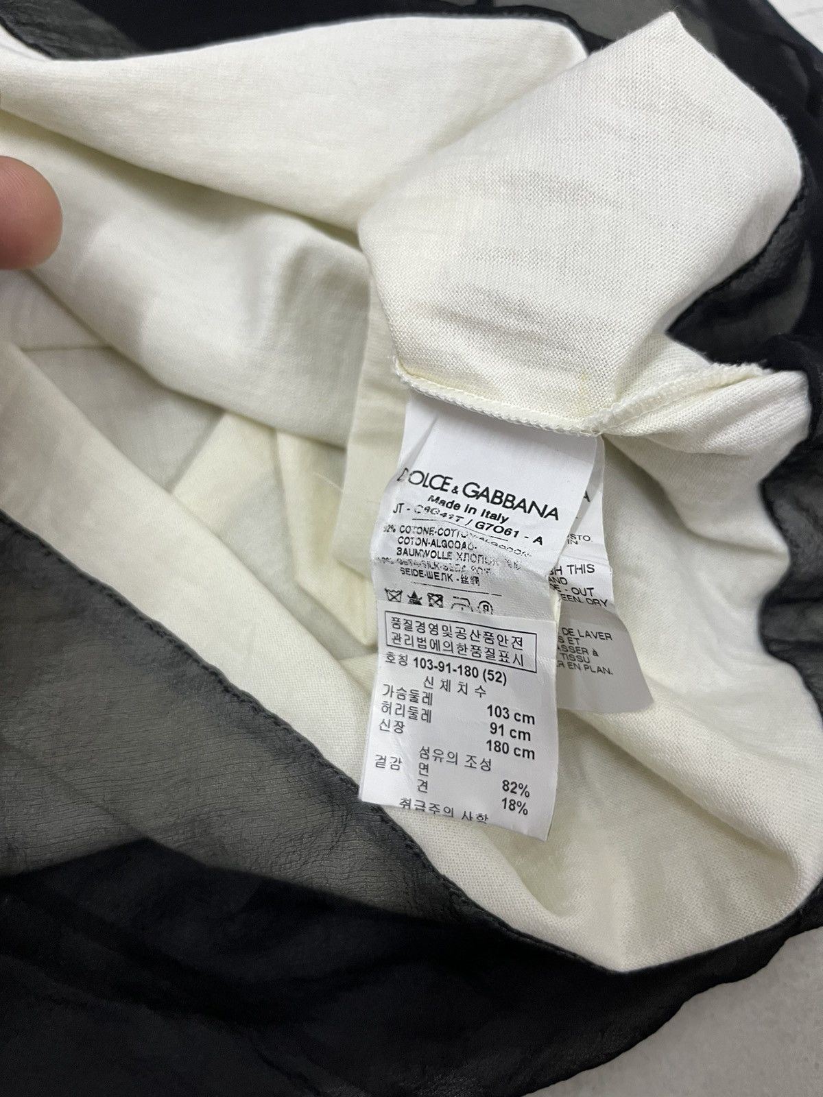 Dolce & Gabbana Double Layered Tee Size US M / EU 48-50 / 2 - 4 Thumbnail
