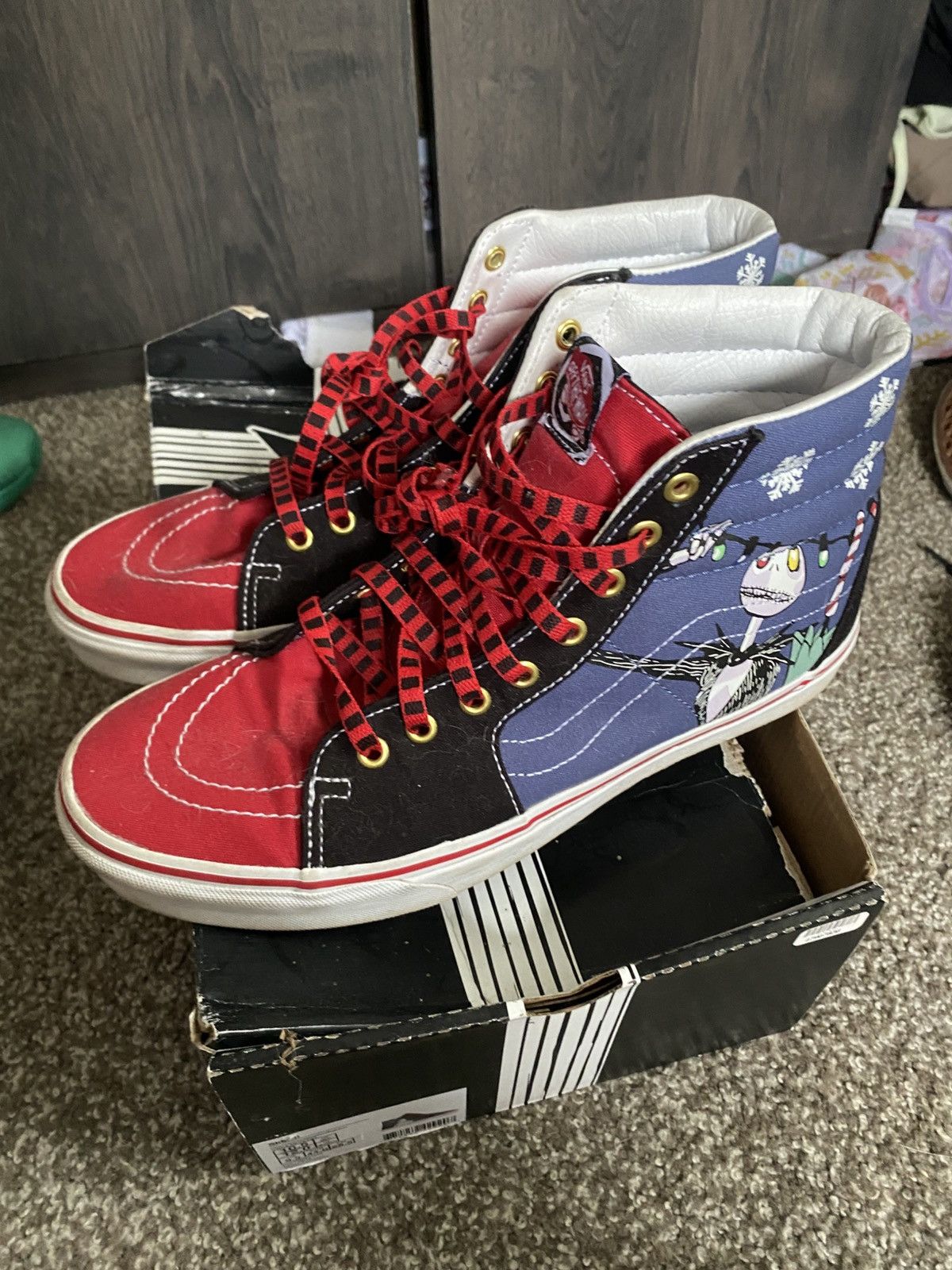 Vans Vans Nightmare Before Christmas Sk8-Hi Size US 10.5 / EU 43-44 - 1 Thumbnail