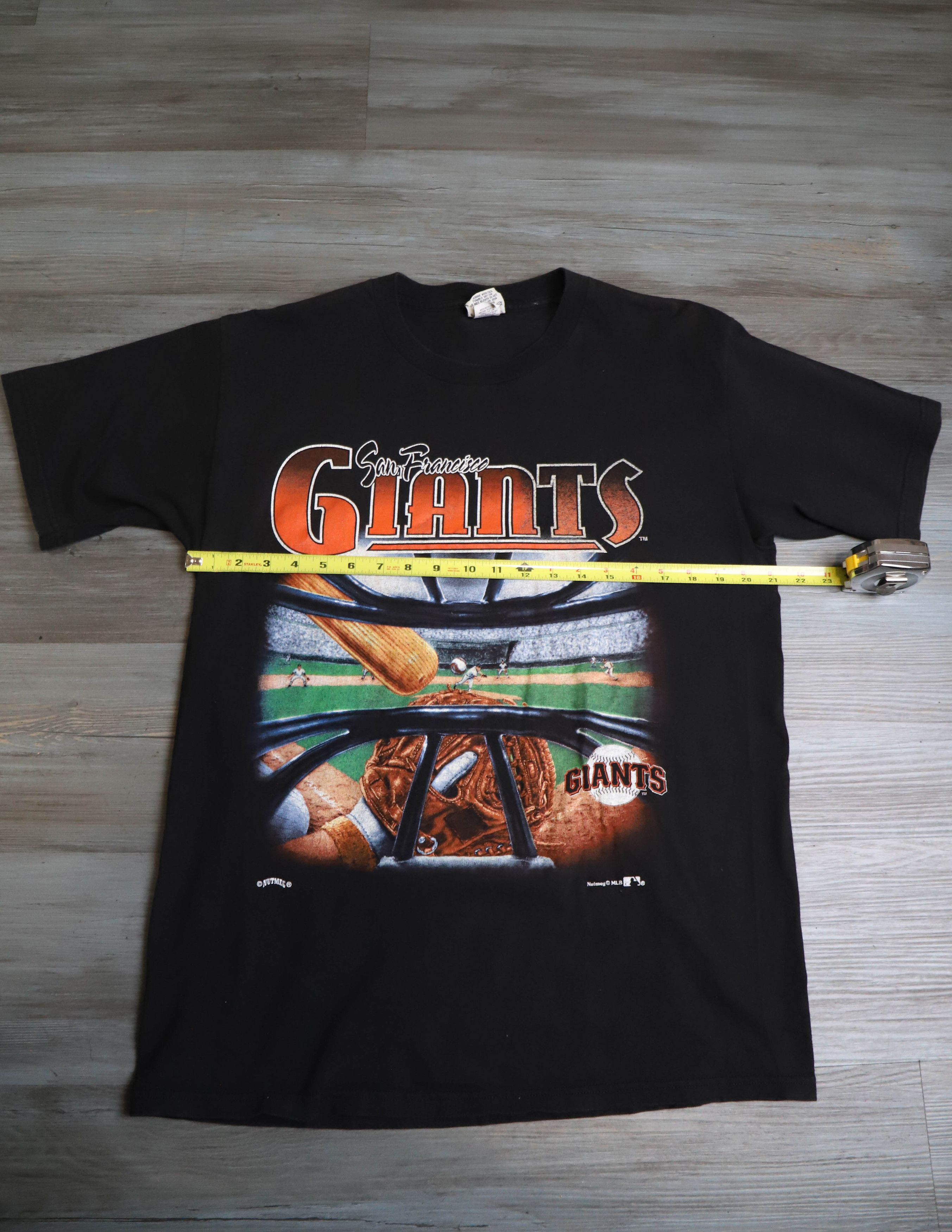 Nutmeg Vintage 90s San Francisco Giants MLB Graphic T Shirt Black Size US XL / EU 56 / 4 - 2 Thumbnail