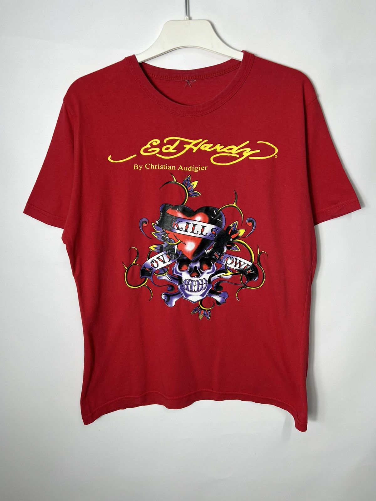 Ed Hardy Vintage streetwear Ed Hardy By Christian Audigier y2k Tee Size US M / EU 48-50 / 2 - 1 Thumbnail