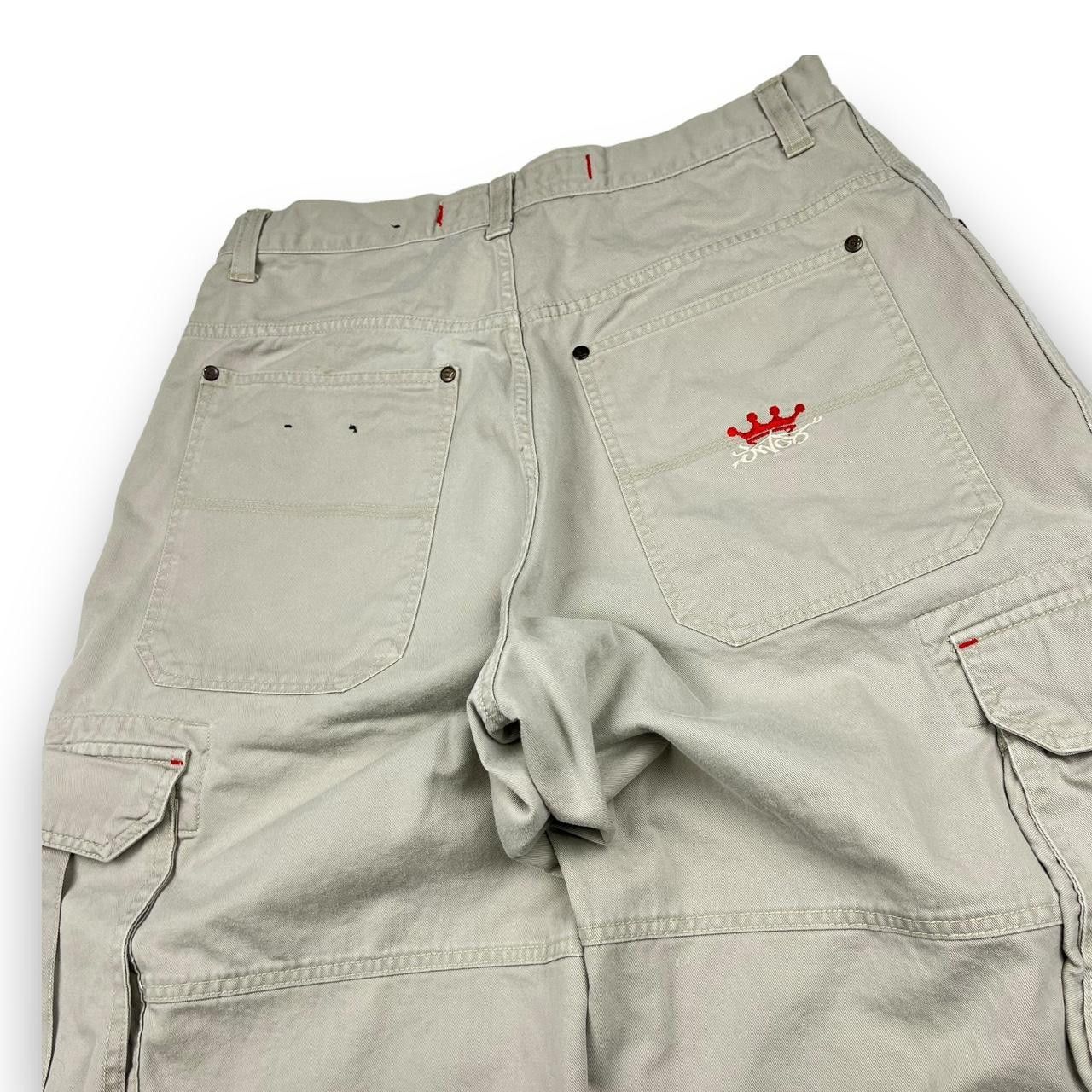 JNCO JNCO Men's Tan and Cream Shorts Size US 32 / EU 48 - 2 Thumbnail