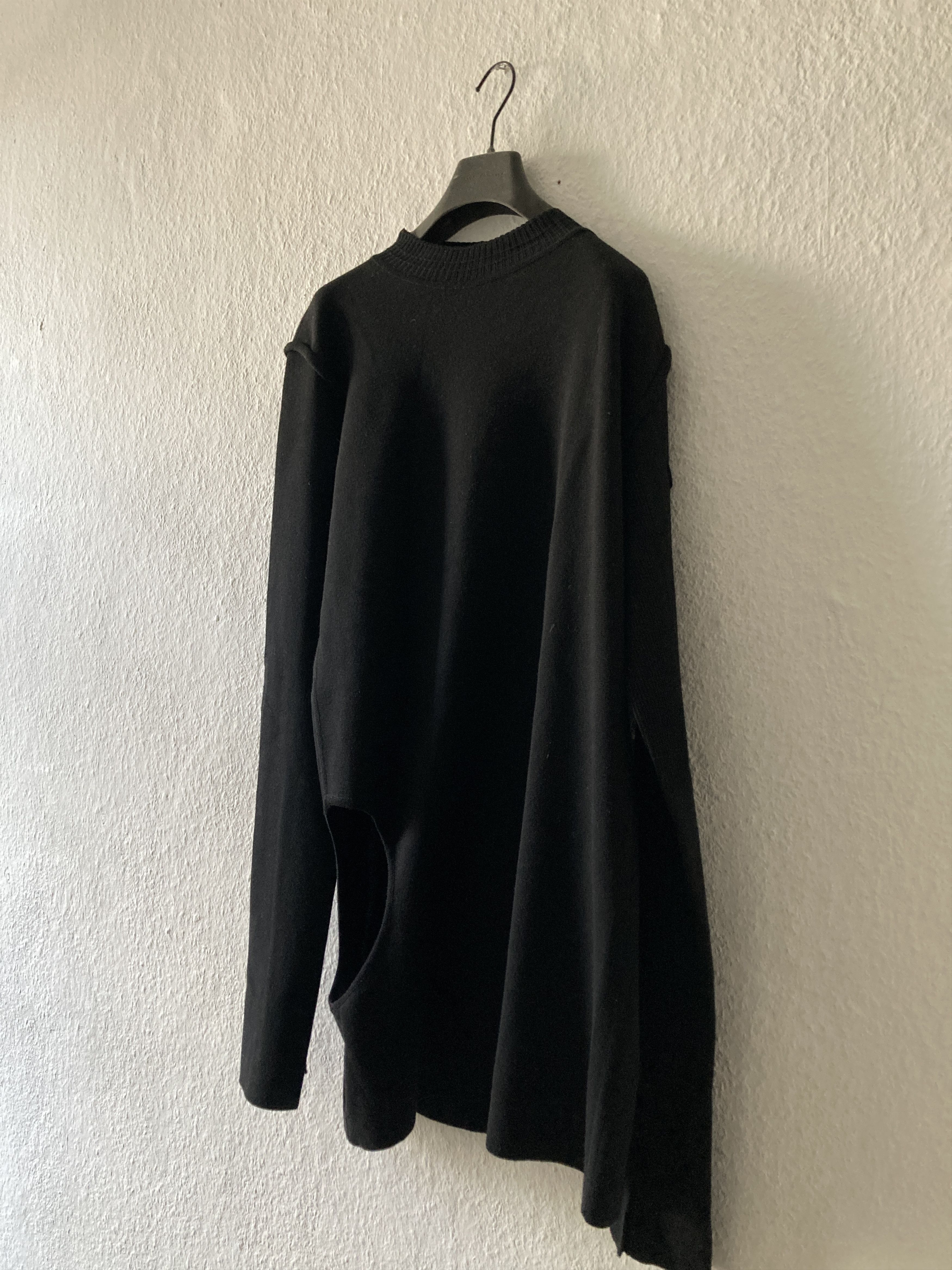Rick Owens F/W 17 „GLITTER“ Black Subhuman Weakling Wool Knit L Size US L / EU 52-54 / 3 - 6 Thumbnail