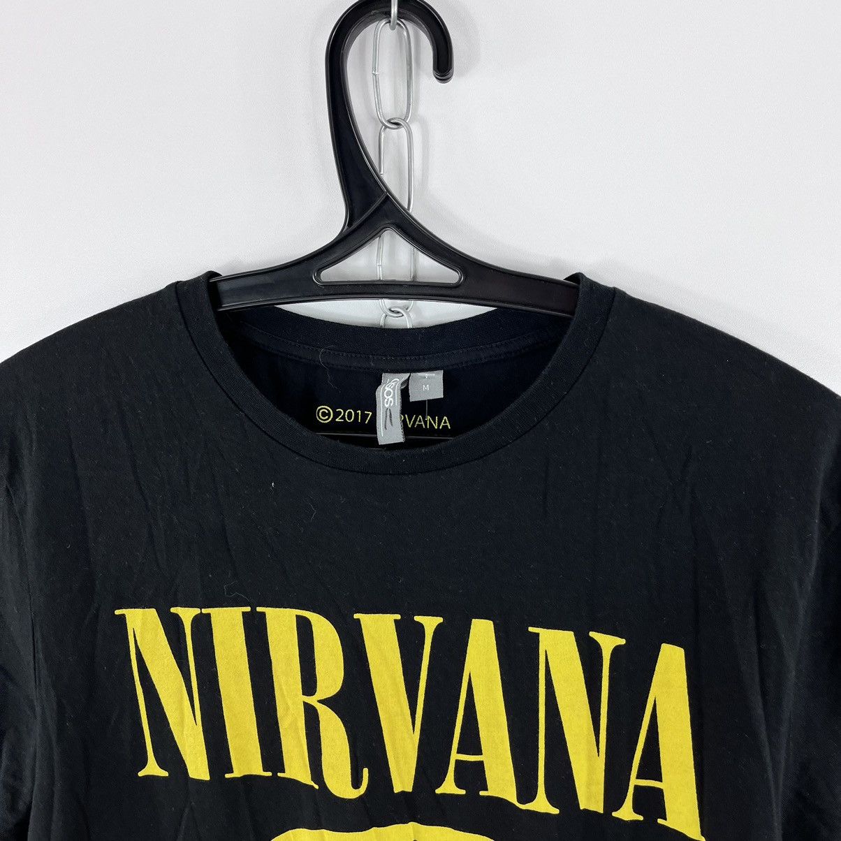 Asos × Nirvana ASOS Nirvana Rock Band T-Shirt Big Logo Smile Black Size M Size US M / EU 48-50 / 2 - 5 Thumbnail