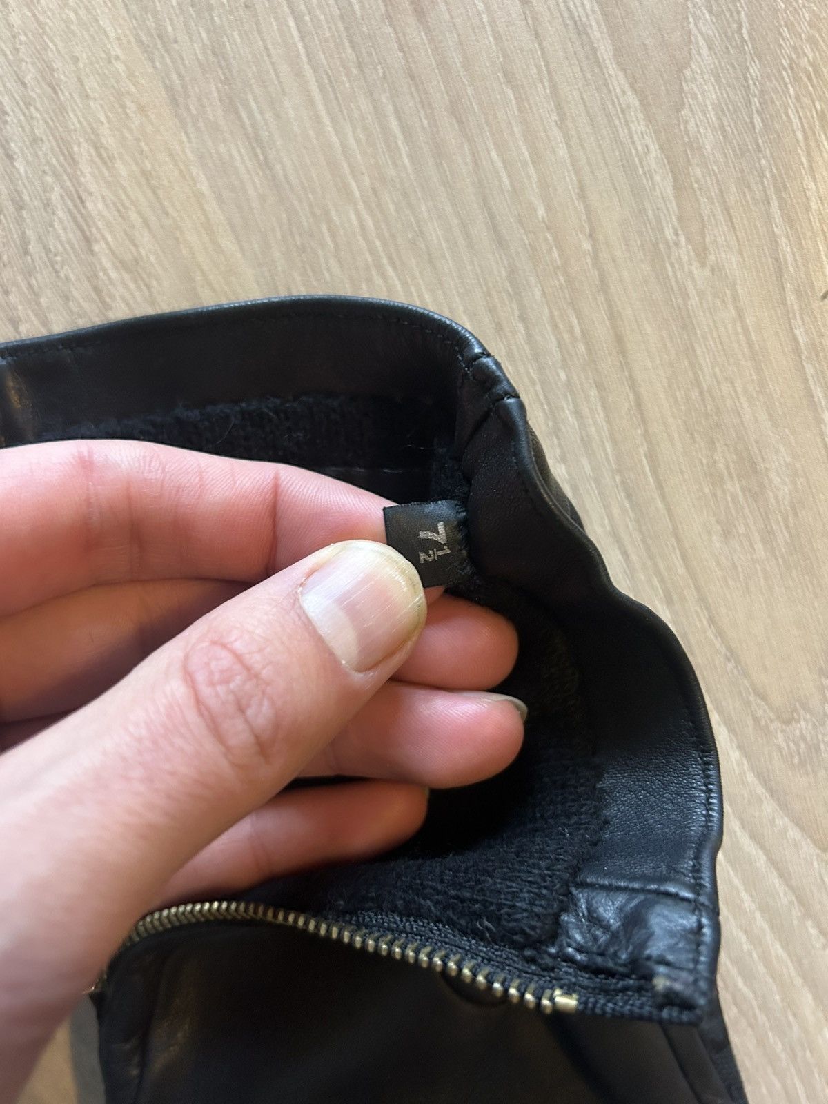 Gucci Gucci GG Monogram Leather Gloves Size ONE SIZE - 11 Thumbnail