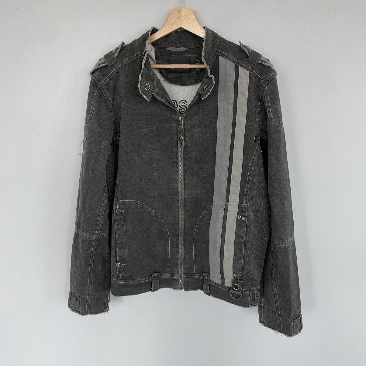 Japanese Brand × Vintage Vintage distressed avantgarde denim jacket style Balenciaga Size US L / EU 52-54 / 3 - 2 Thumbnail