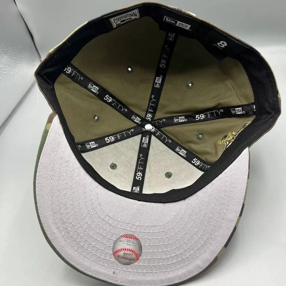 New Era Cleveland Indians Guardians Hat Men 8 Camo Fitted Cap New Size ONE SIZE - 4 Thumbnail