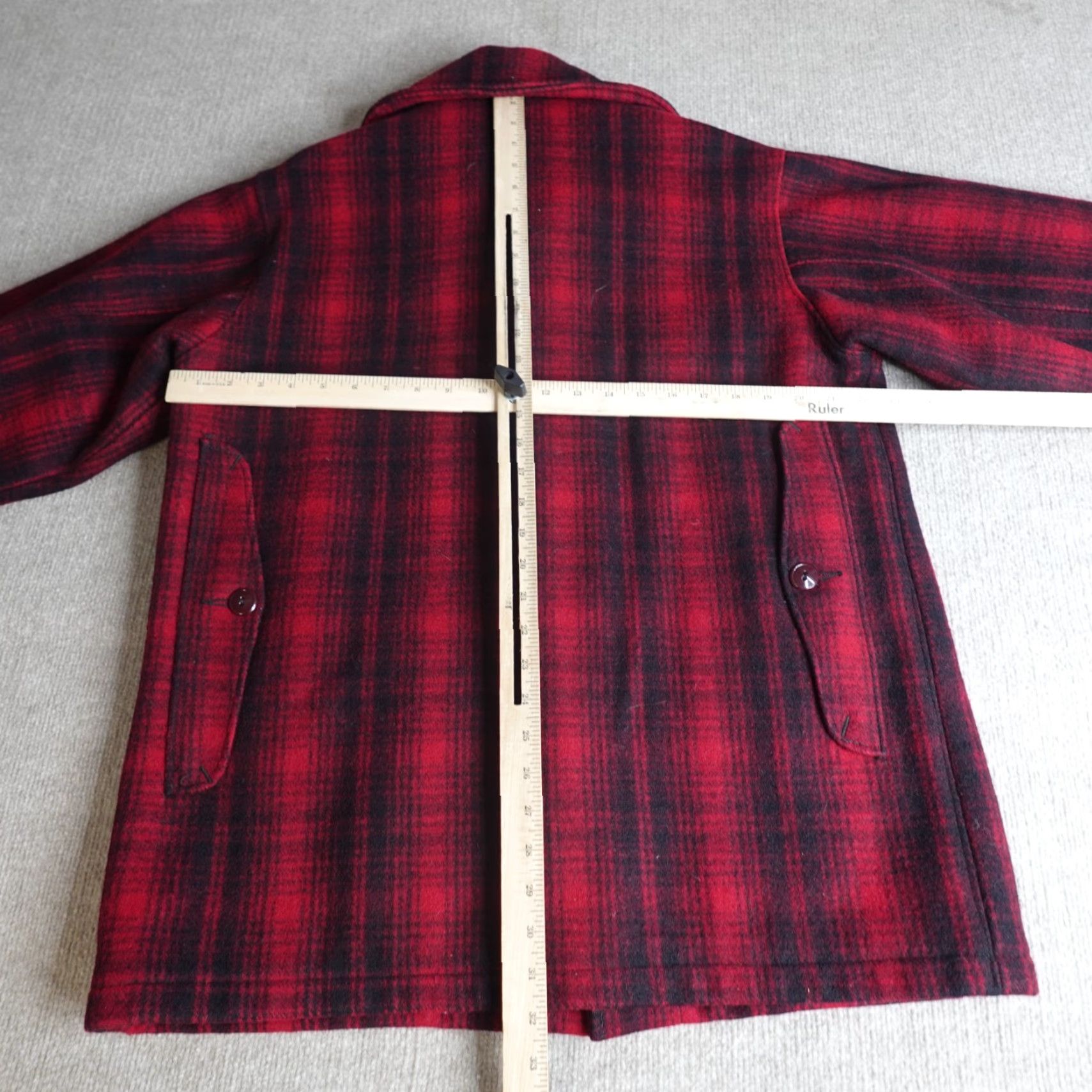 Vintage Vintage Woolrich Jacket 3-in-1 Wool Flannel Lined Mackinaw Hunting Red Plaid Wool Others Men's M Belted? Size US M / EU 48-50 / 2 - 5 Thumbnail