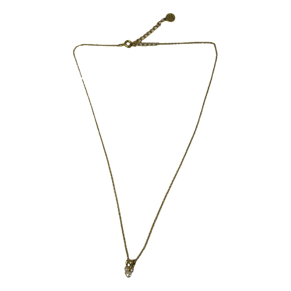 Courreges Courrèges Gold Steel Necklace Size ONE SIZE - 1 Thumbnail