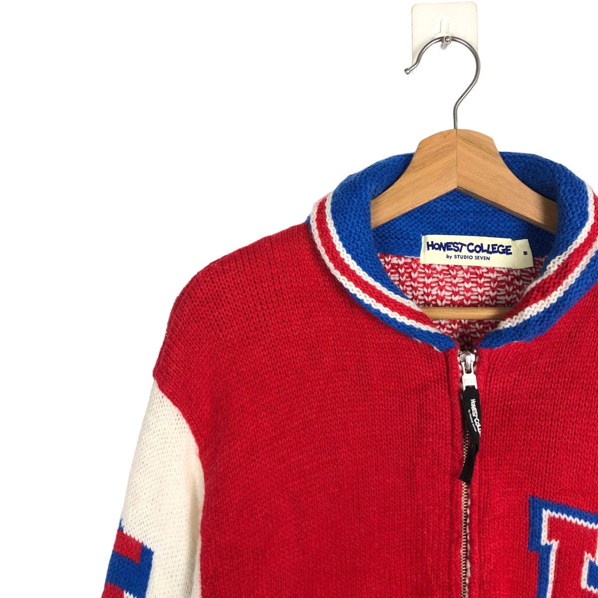 Hysteric Glamour VINTAGE KNIT JACKET HONEST COLLEGE INSPIRE HYSTERIC GLAMOUR Size US M / EU 48-50 / 2 - 6 Thumbnail