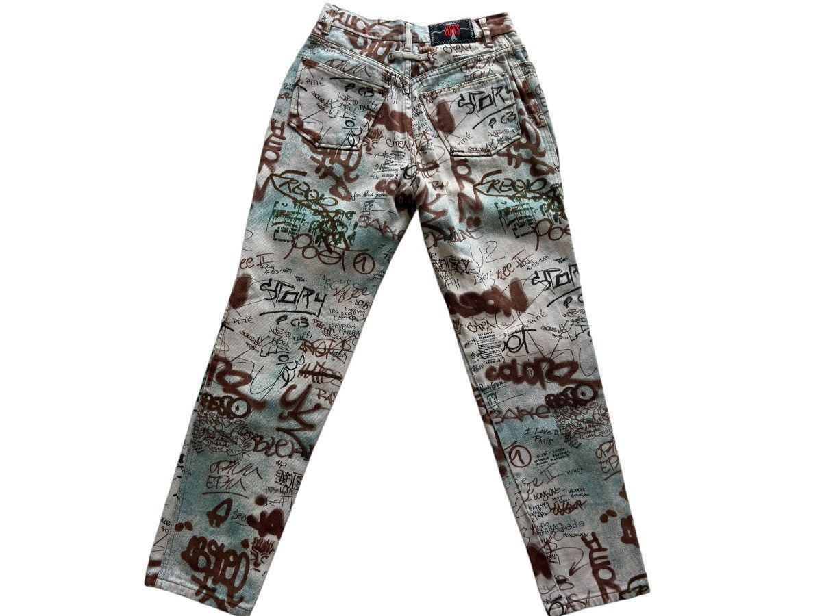 Jean Paul Gaultier Jean Paul Gaultier 1994 Graffiti Jeans Size 26" / US 2 / IT 38 - 4 Thumbnail
