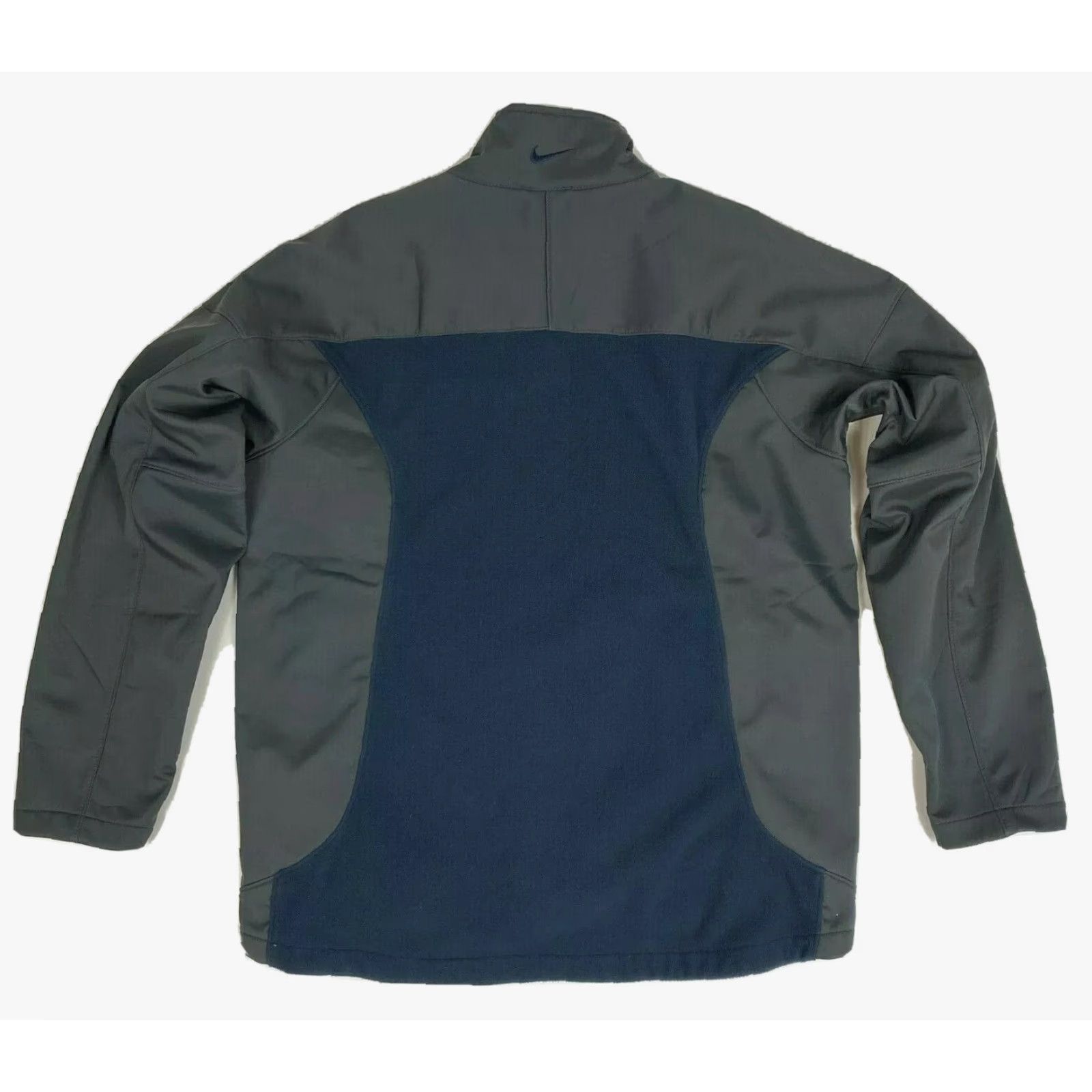 Nike Nike Vintage Fleece Full Zip Jacket Shirt Mens L Gray & Blue Y2K 90s Sports Logo Front Zip Size US L / EU 52-54 / 3 - 4 Thumbnail