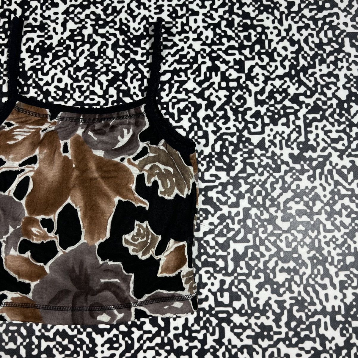 Japanese Brand Vintage Y2K Japanese Floral Style Retro Tank Top Flower Logo Size S / US 4 / IT 40 - 5 Thumbnail