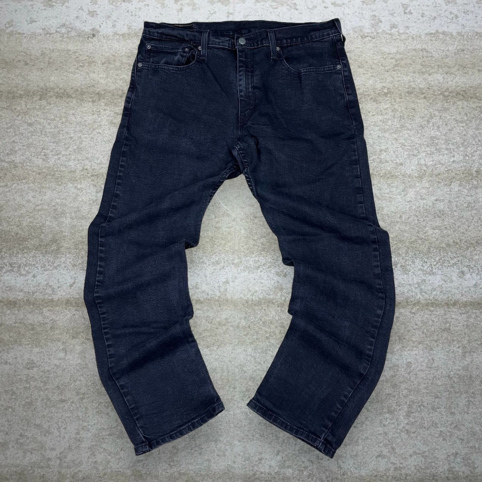 Levi's Vintage Y2K Levis Jeans 502 36x32 Regular Taper Black Wash Size US 36 / EU 52 - 2 Thumbnail