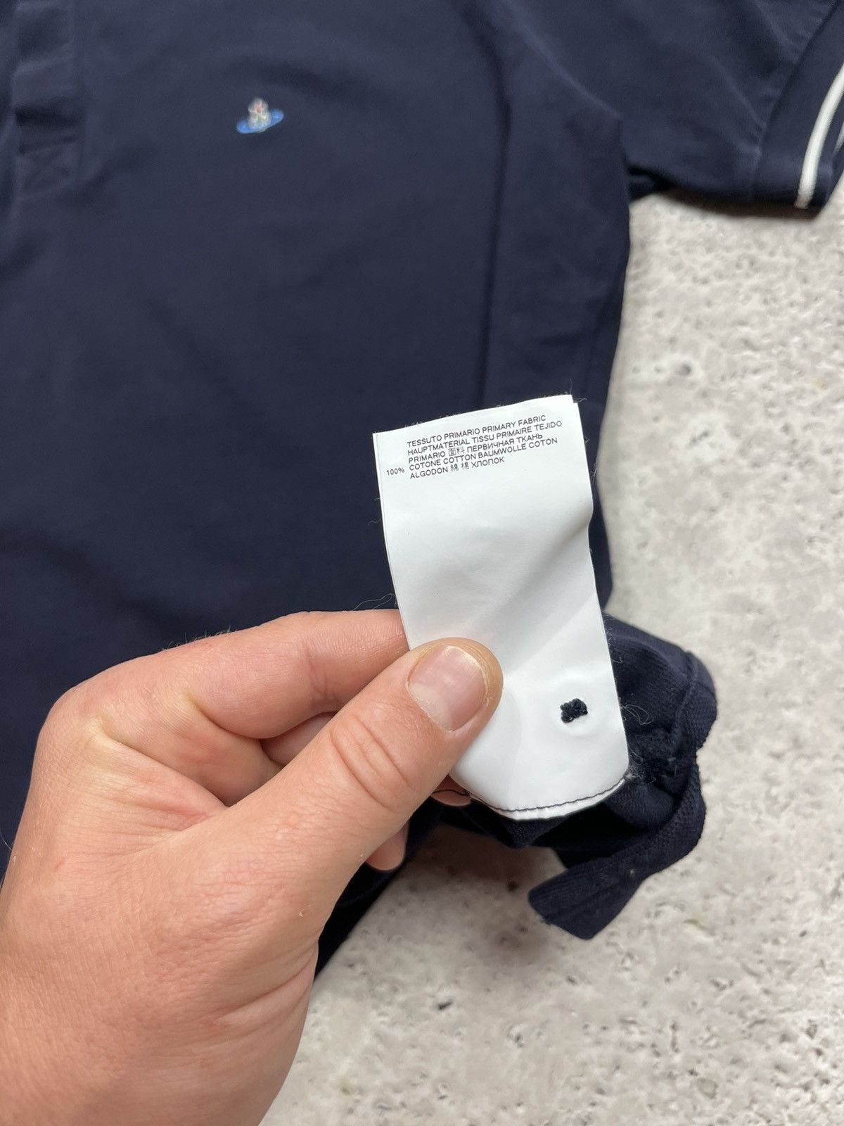 Vivienne Westwood Vivienne Westwood Navy Polo Shirt Size XXL Size US XXL / EU 58 / 5 - 8 Thumbnail
