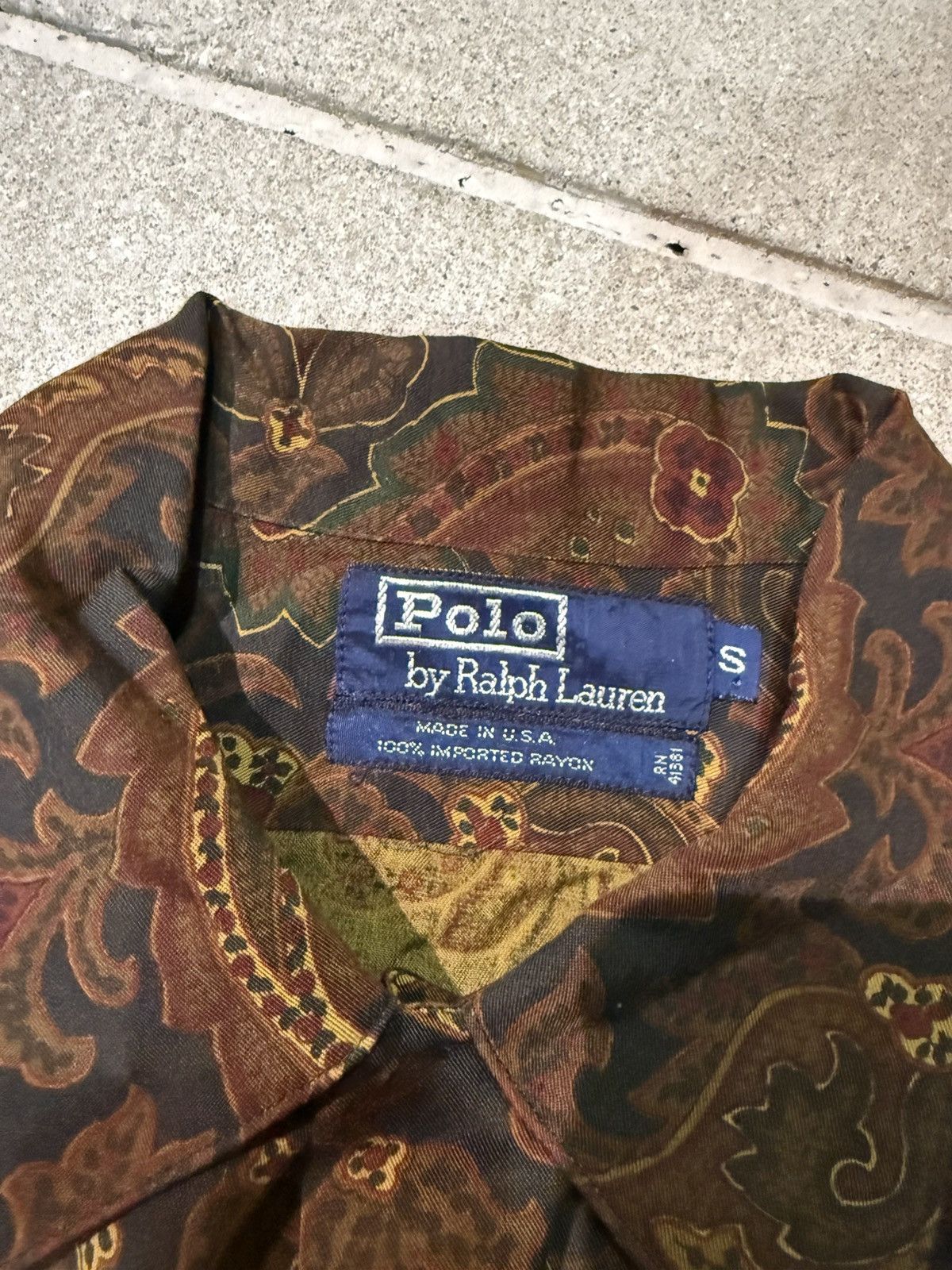 Polo Ralph Lauren Polo by Ralph Lauren Paisley Button Up Shirt – Made in USA Size US S / EU 44-46 / 1 - 3 Thumbnail
