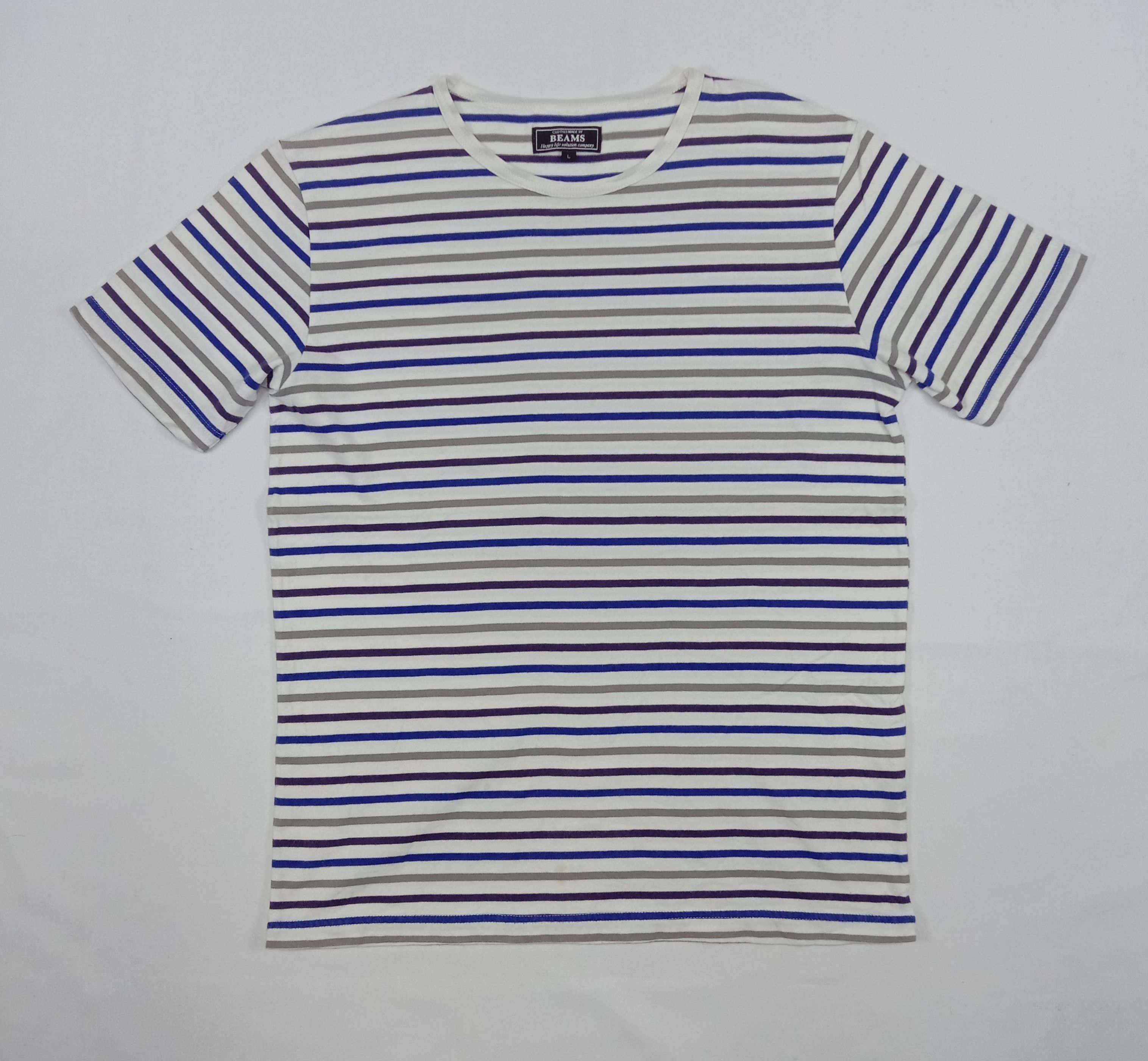 Beams Plus Vintage Beams Striped T Shirt Size US M / EU 48-50 / 2 - 1 Thumbnail