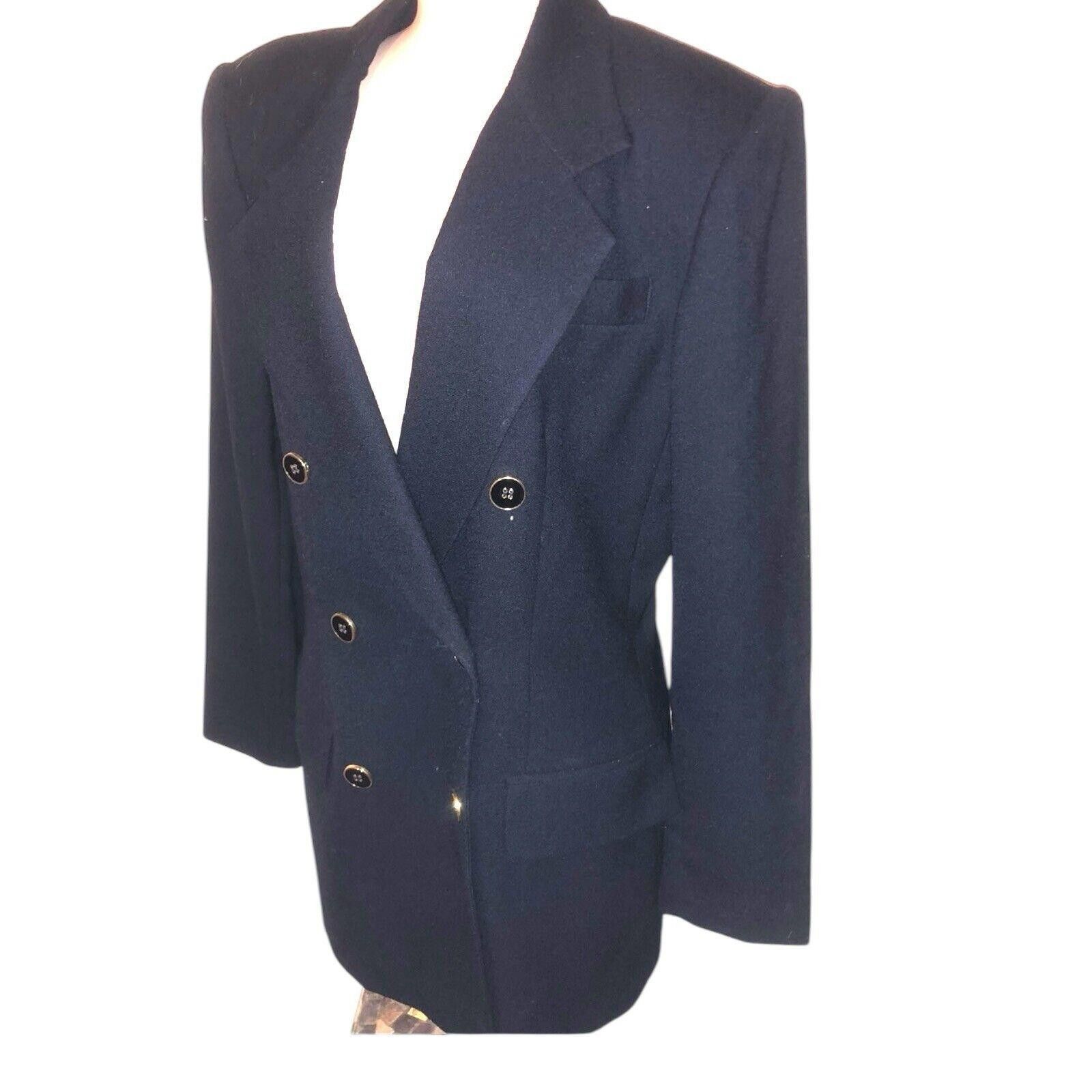 Other Vintage John Meyer Double Breasted Wool Blazer Jacket Sz 8 Size M / US 6-8 / IT 42-44 - 4 Thumbnail