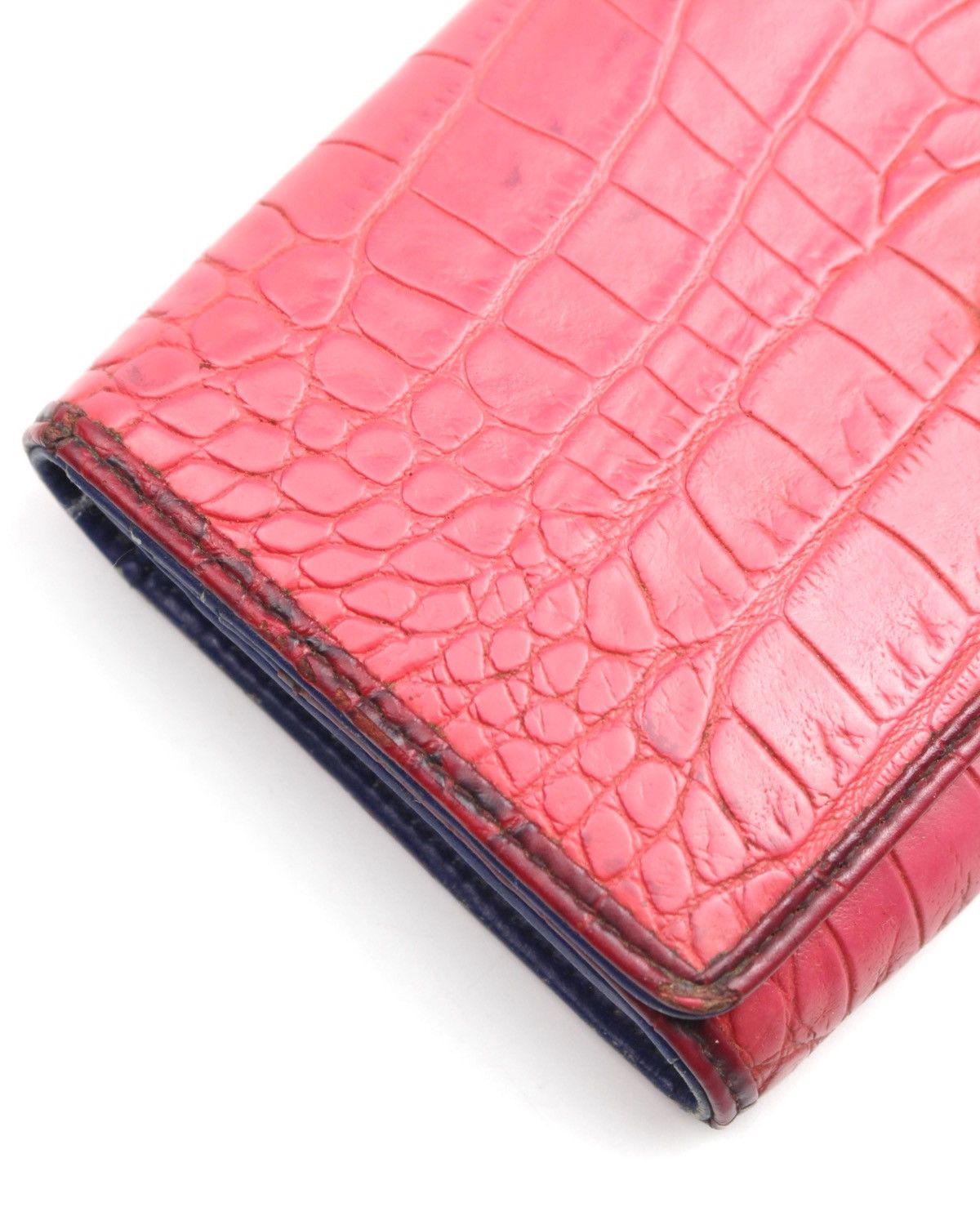 Vivienne Westwood 2000S VIVIENNE WESTWOOD ANGLOMANIA CROC-EMBOSSED WALLET Size ONE SIZE - 4 Thumbnail