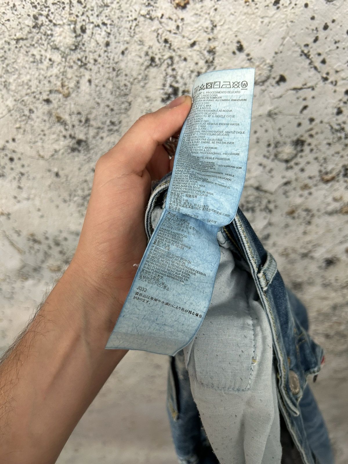 Vintage Dsquared2 Distressed Denim Pants Paint Y2K Punk