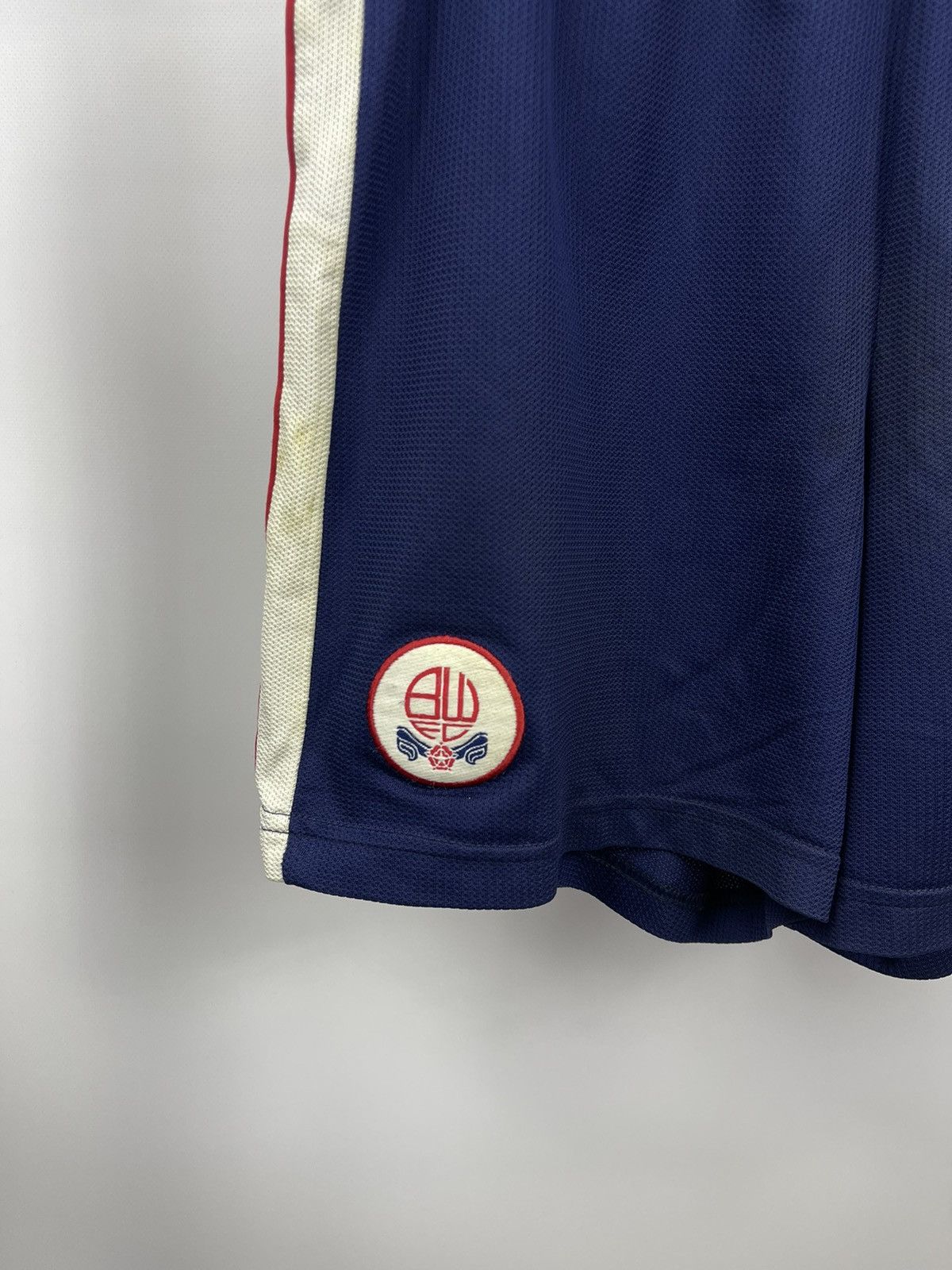 Reebok × Vintage REEBOK BOLTON WANDERERS VINTAGE 90s HOME SHORTS sz S Size US 33 - 2 Thumbnail