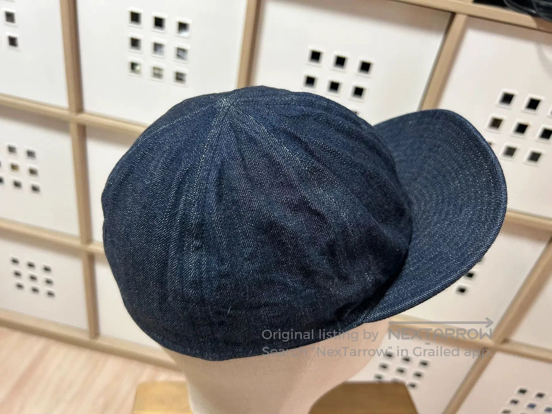 The Real McCoy's real mccoy's denim fabric cap hat. Size ONE SIZE - 4 Thumbnail