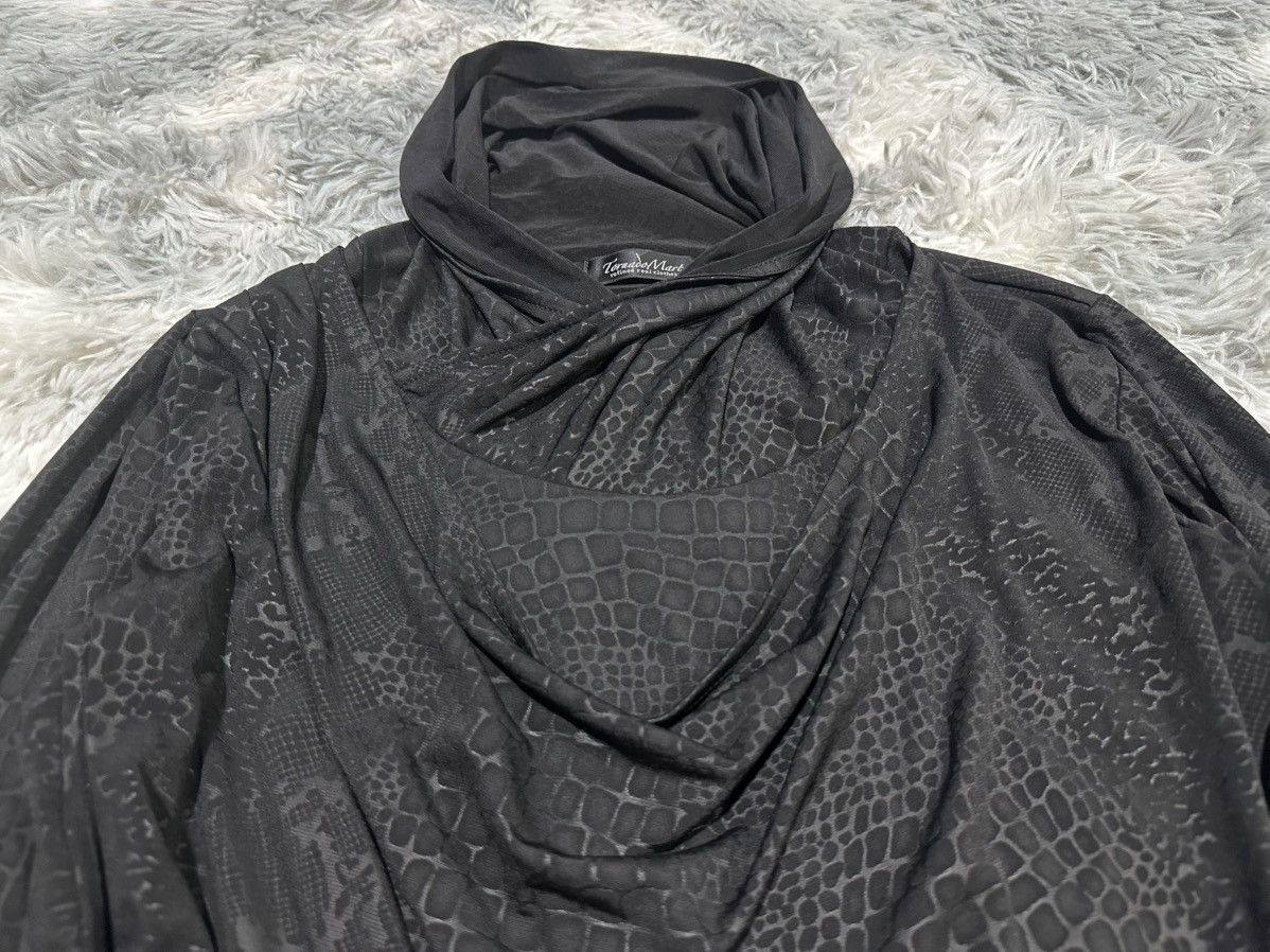 Tornado Mart 🔥Sick Y2K Tornado Mart Reptile Draped Asymmetric Ls Shirt Size US M / EU 48-50 / 2 - 7 Thumbnail