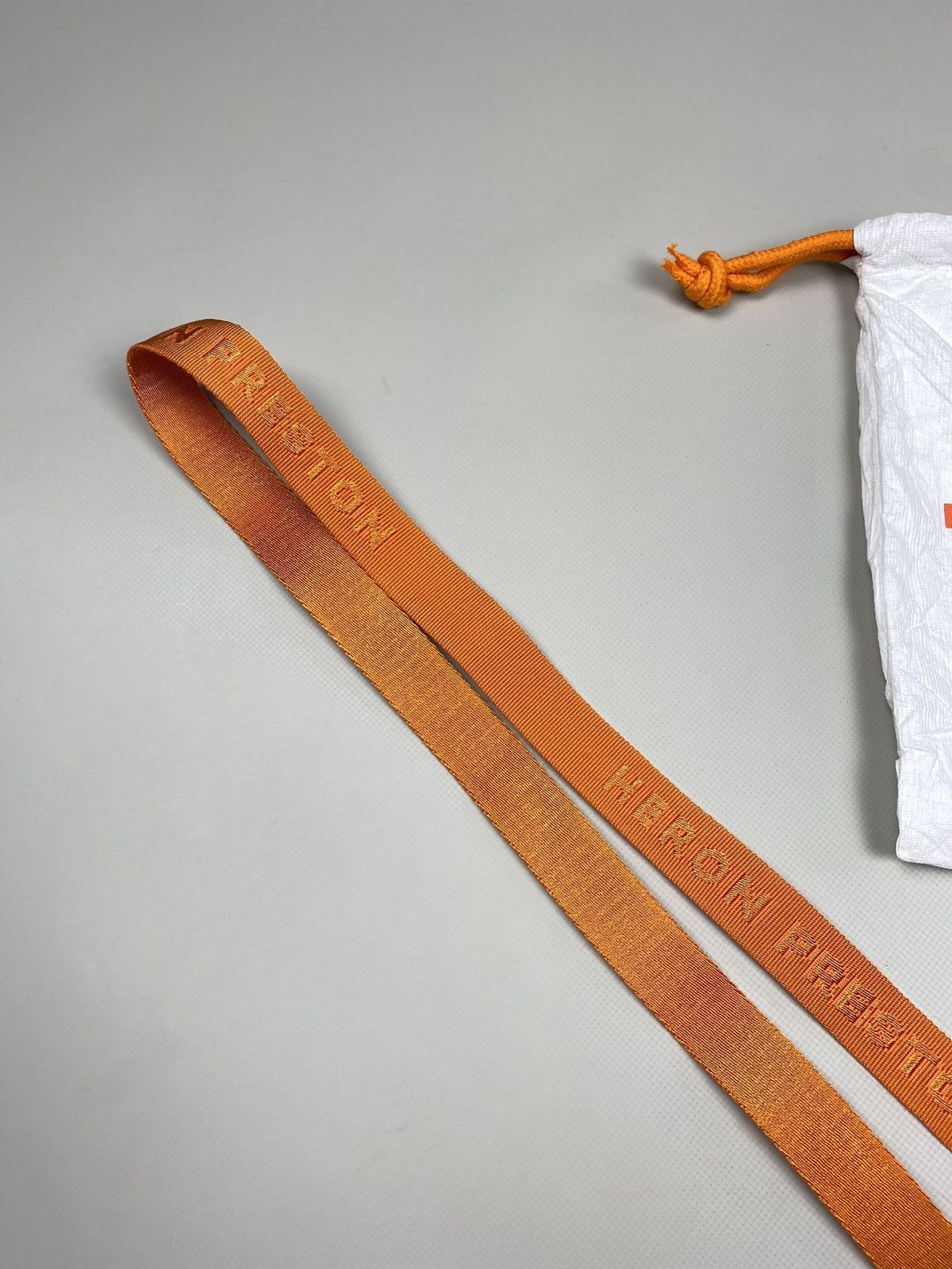 Heron Preston BNWT! Heron Preston Tiny Tape Magnetic Belt one size orange Size ONE SIZE - 7 Thumbnail