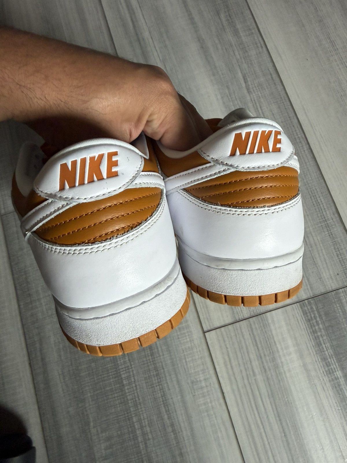 Nike Nike Dunk Low CO.JP Reverse Curry Size 11 Orange and White Size US 11 / EU 44 - 4 Thumbnail