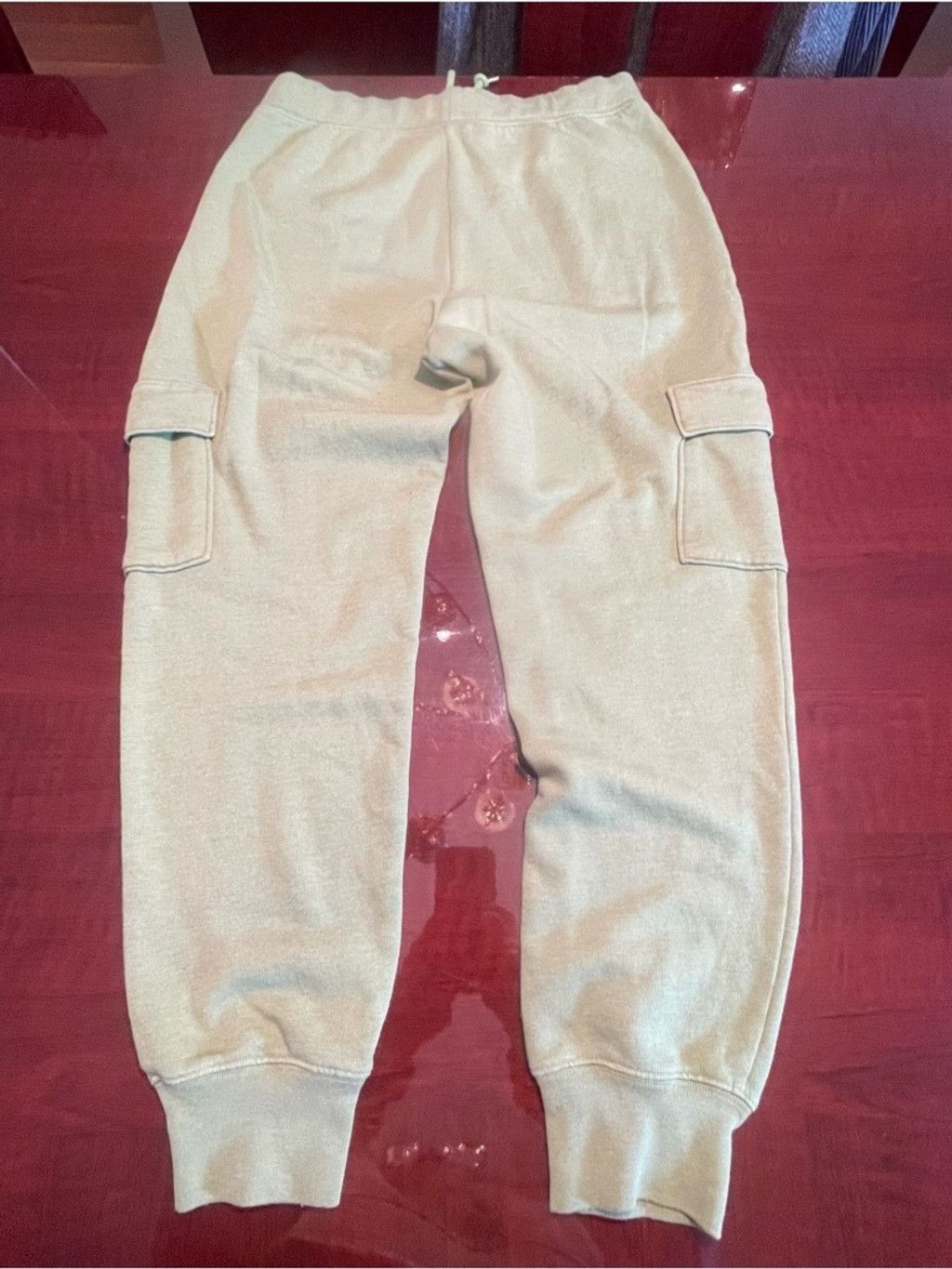 Victoria's Secret VS PINK Sage Green Cargo Joggers Utility Sweatpants Size M Size 29" - 9 Thumbnail