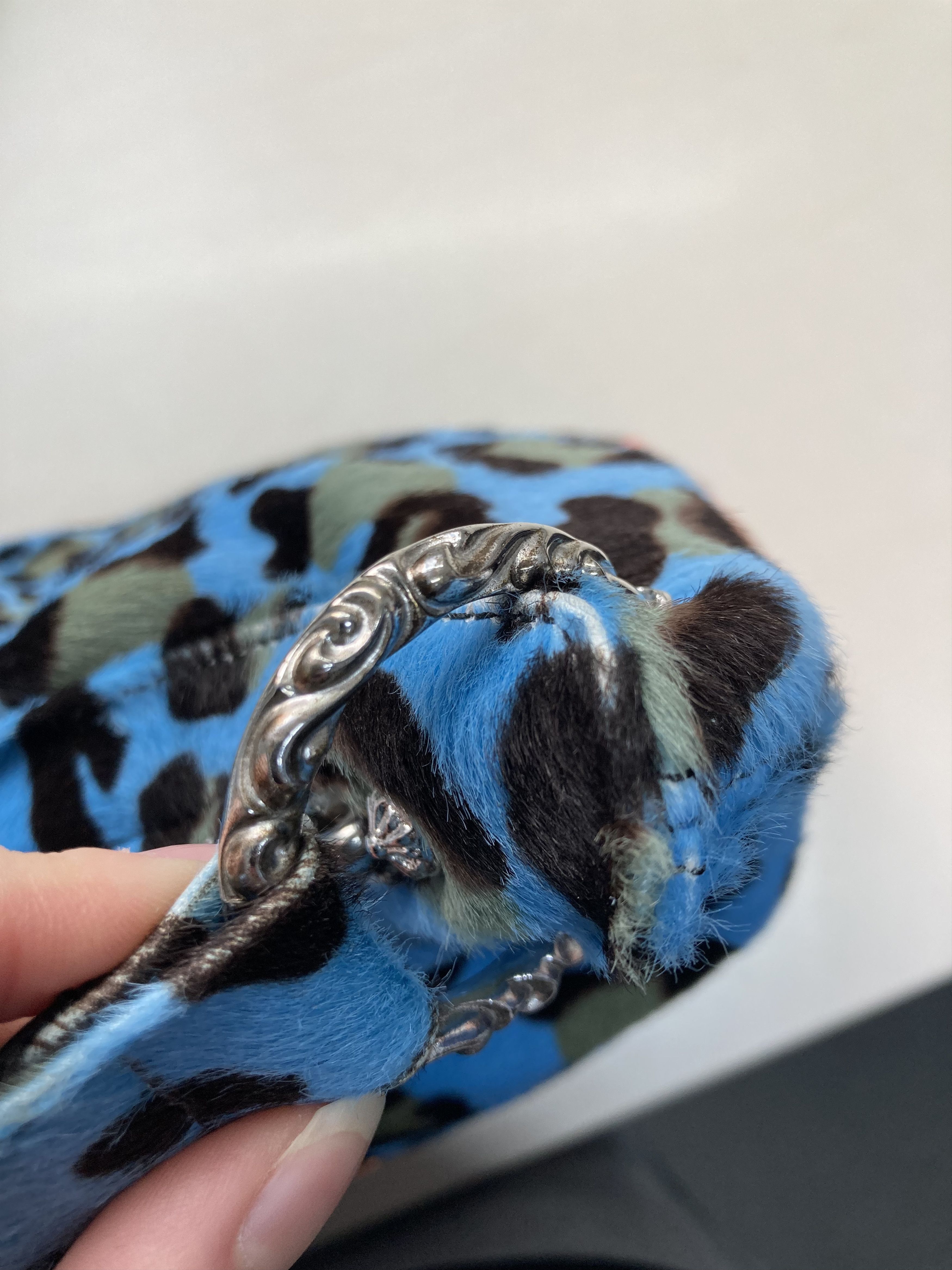 Chrome Hearts Chrome Hearts Leopard Pony Hair Silver Cross Lyon Bag Size ONE SIZE - 5 Thumbnail