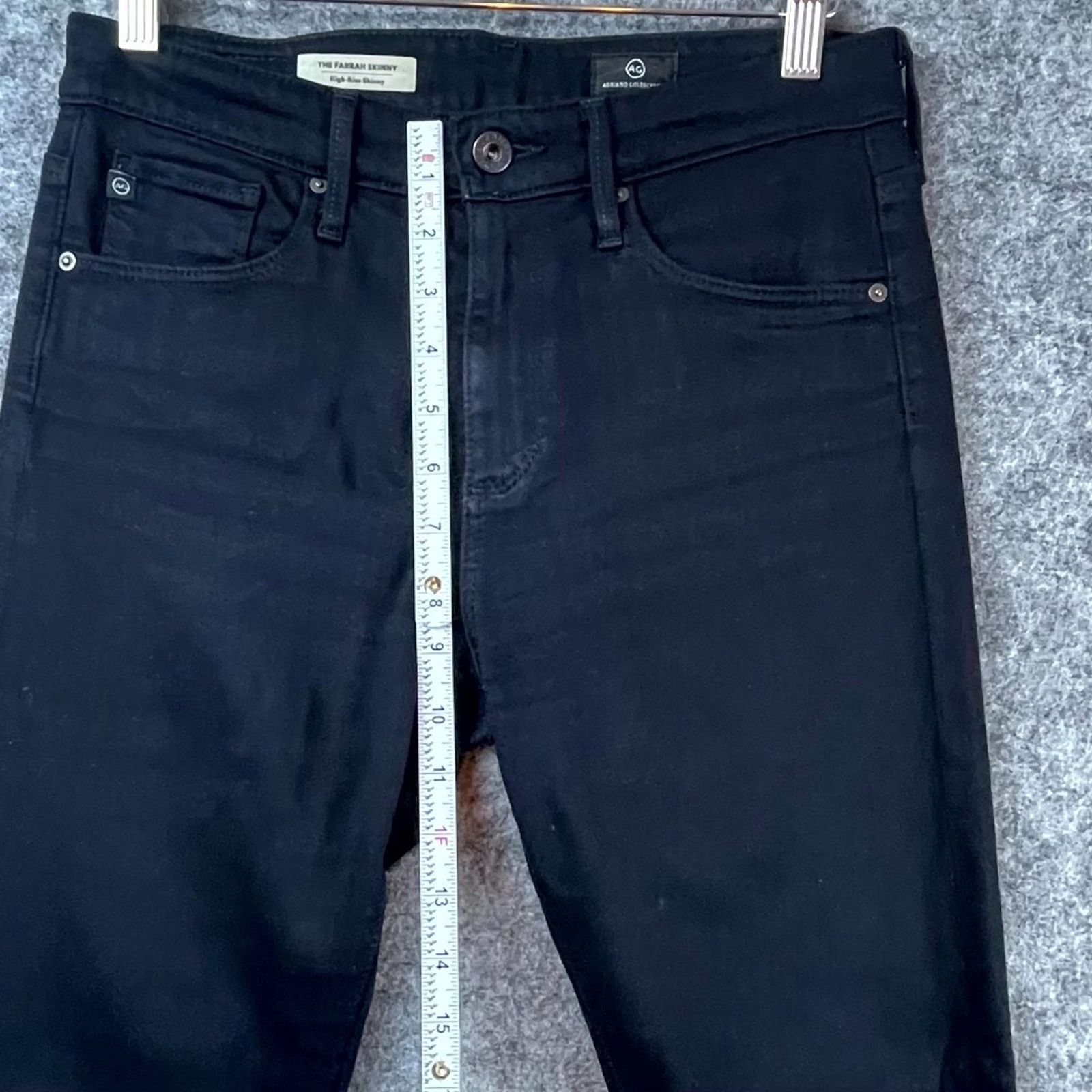 AG Adriano Goldschmied AG Adriano Goldschmied Farrah Skinny Jean Womens 26 Black Size 26" / US 2 / IT 38 - 6 Thumbnail