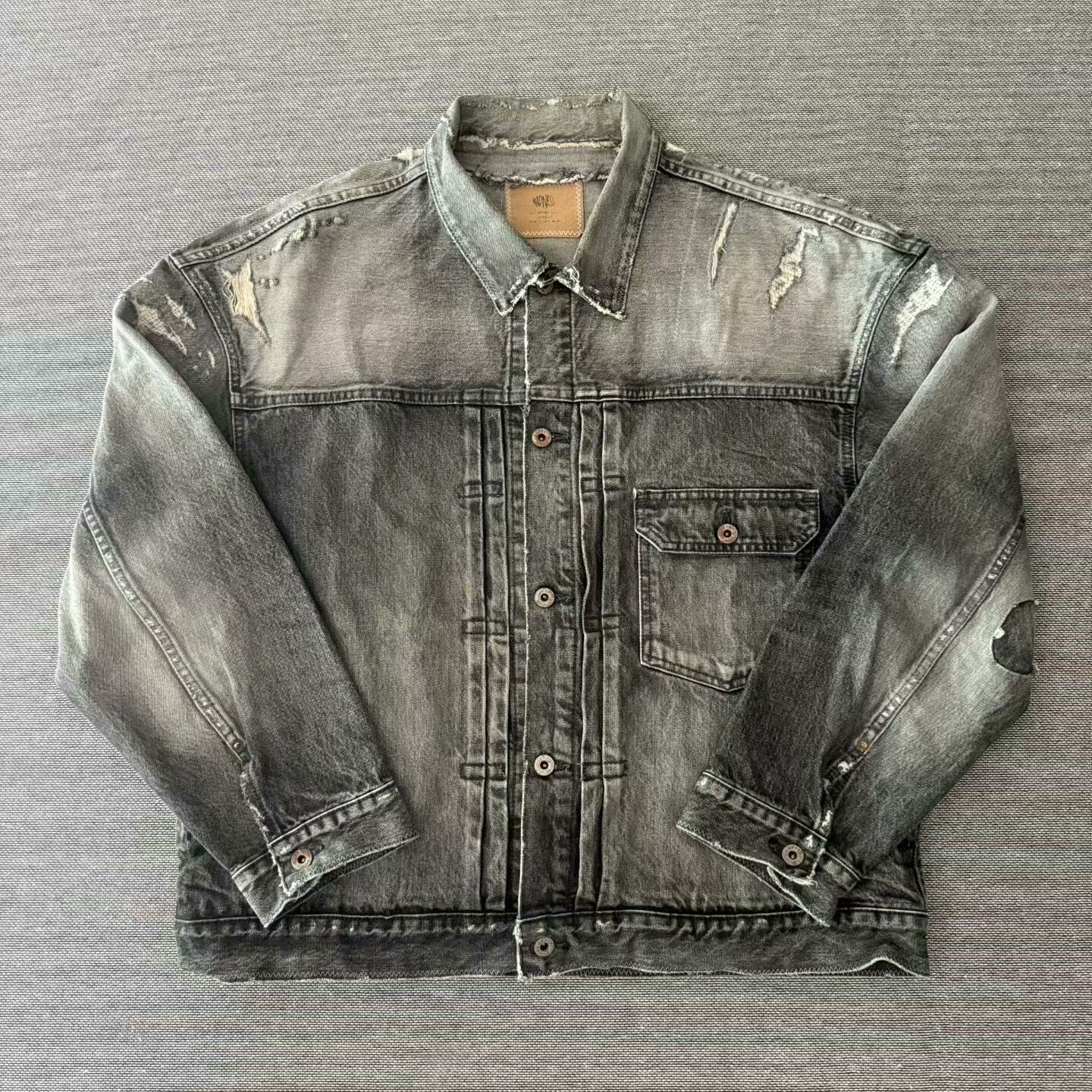 Madness Madness 23AW Japanese Denim Jacket Size US L / EU 52-54 / 3 - 1 Thumbnail