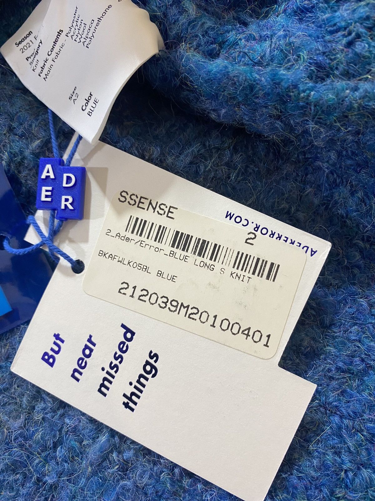 Ader Error Ader Error Canyon Knit Blue Gradient Sweater Size US M / EU 48-50 / 2 - 10 Thumbnail