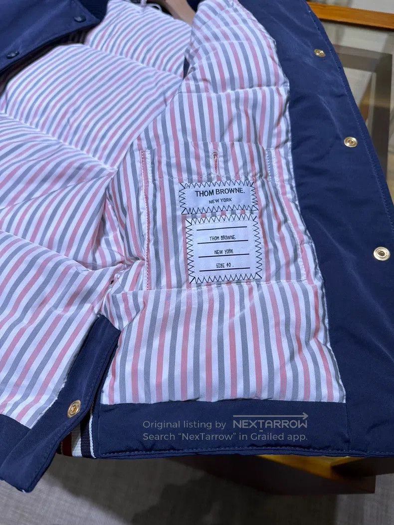 Thom Browne Thom Browne Navy blue knitted collar down vest Size S / US 4 / IT 40 - 5 Thumbnail